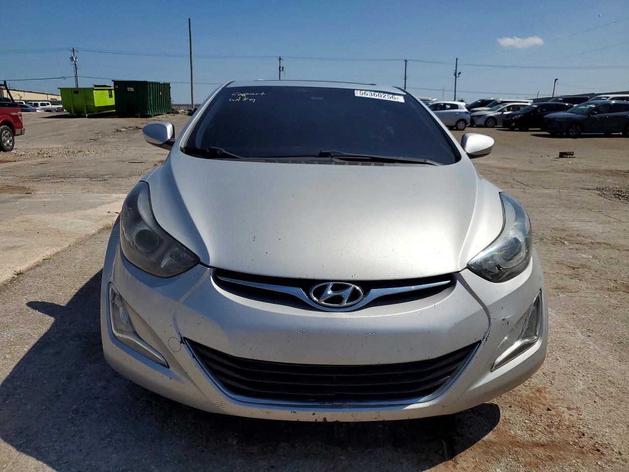 2015 Hyundai Elantra Se Silver vin: KMHDH4AE3FU323242