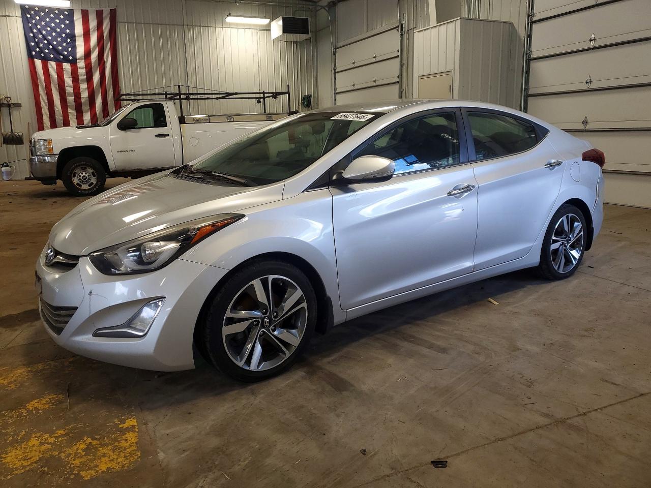 2015 Hyundai Elantra Limited Silver vin: KMHDH4AE3FU381285