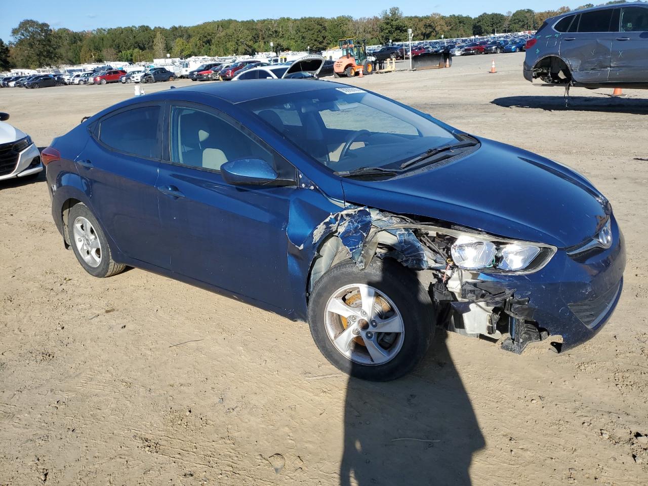 2015 Hyundai Elantra Se Blue vin: KMHDH4AE3FU383599