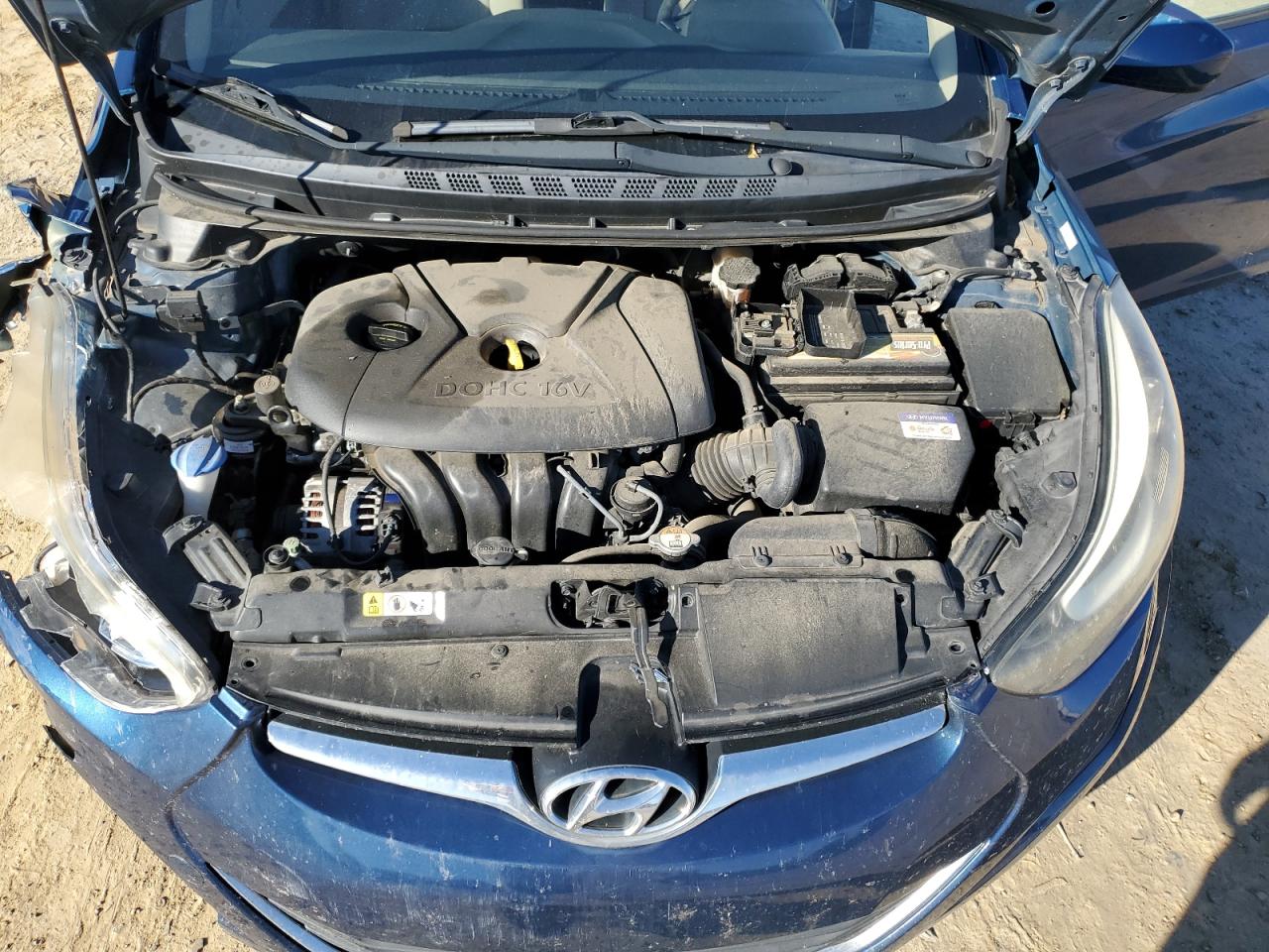 2015 Hyundai Elantra Se Blue vin: KMHDH4AE3FU383599