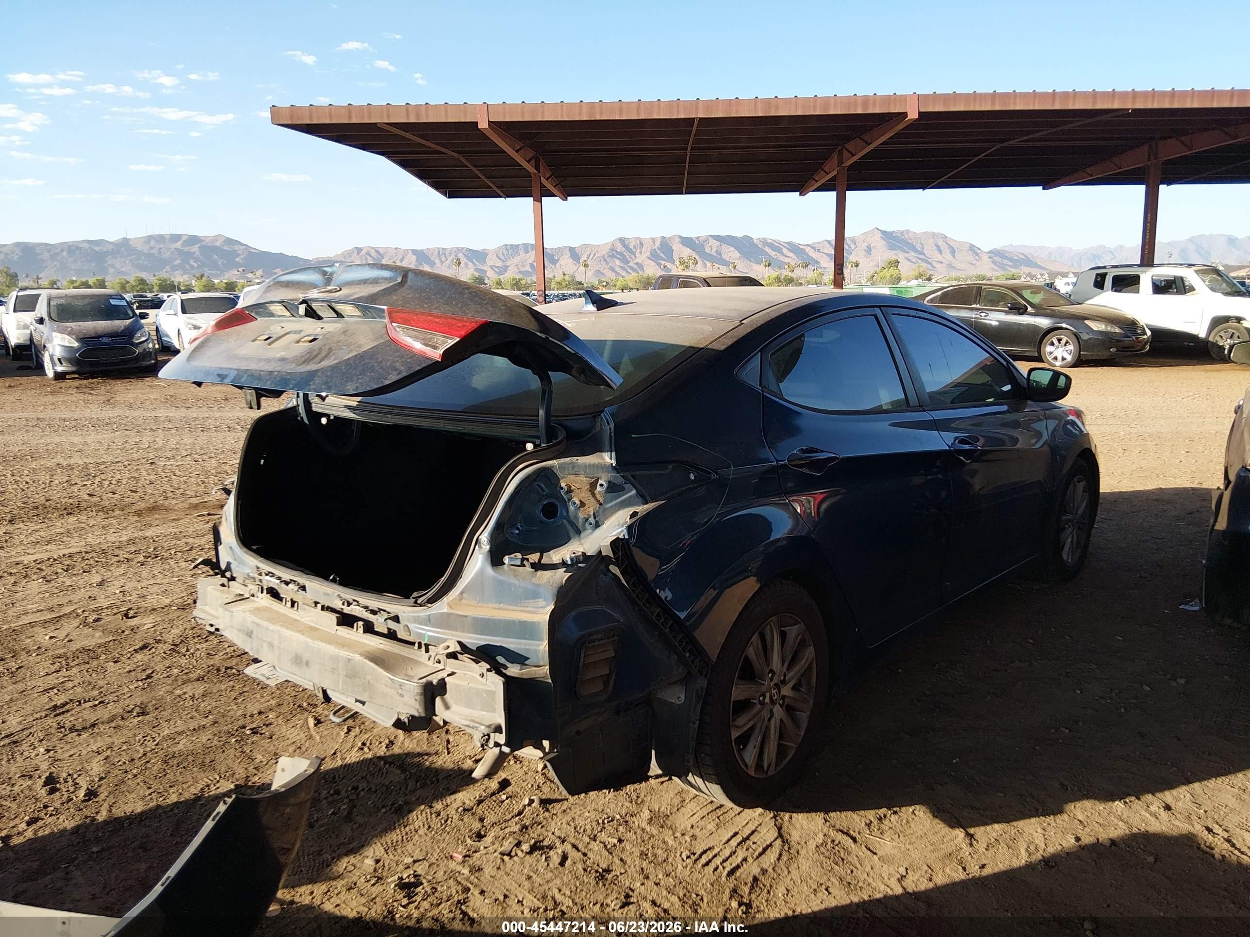 2015 Hyundai Elantra Se Blue vin: KMHDH4AE3FU388334
