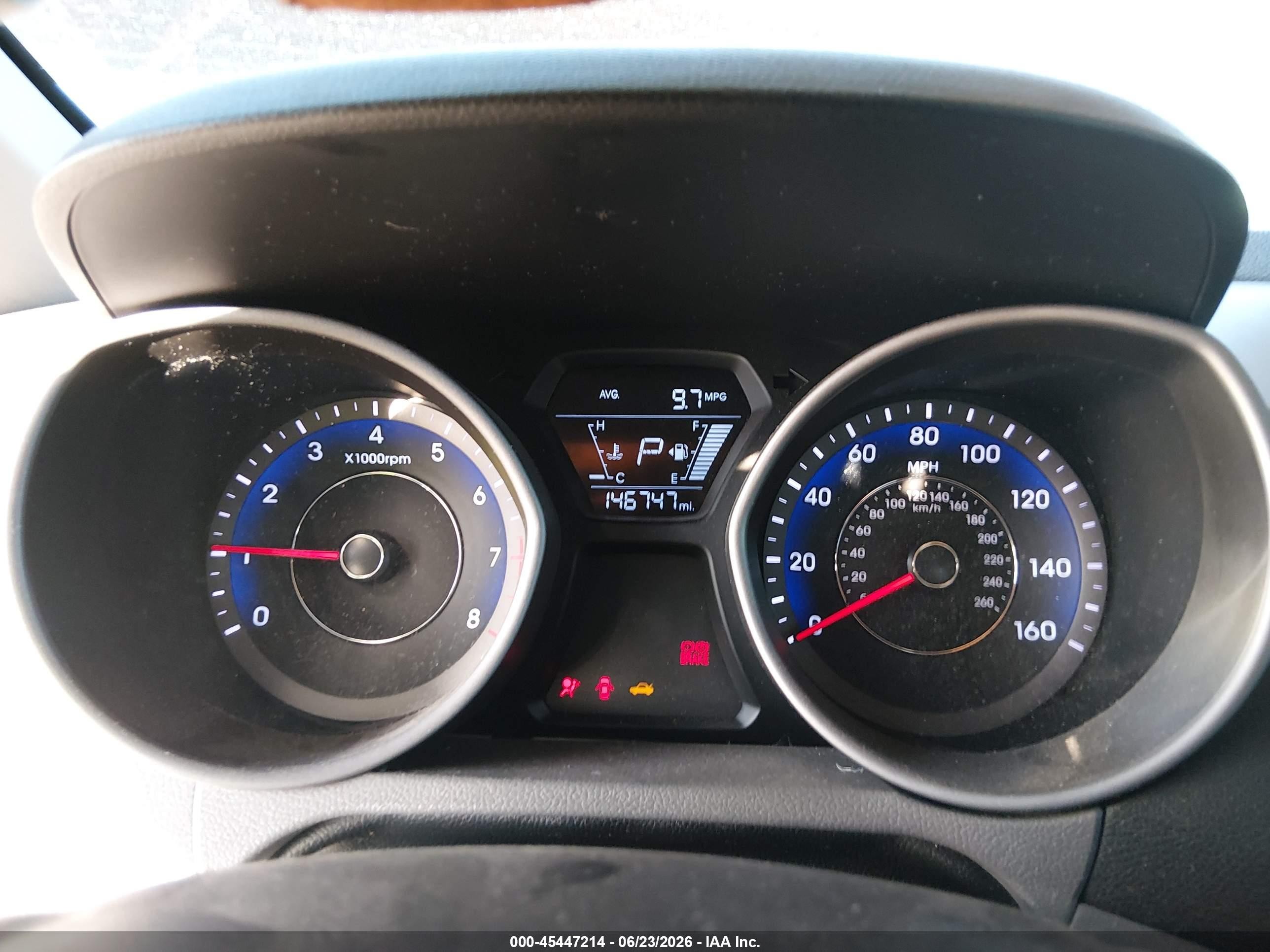 2015 Hyundai Elantra Se Blue vin: KMHDH4AE3FU388334