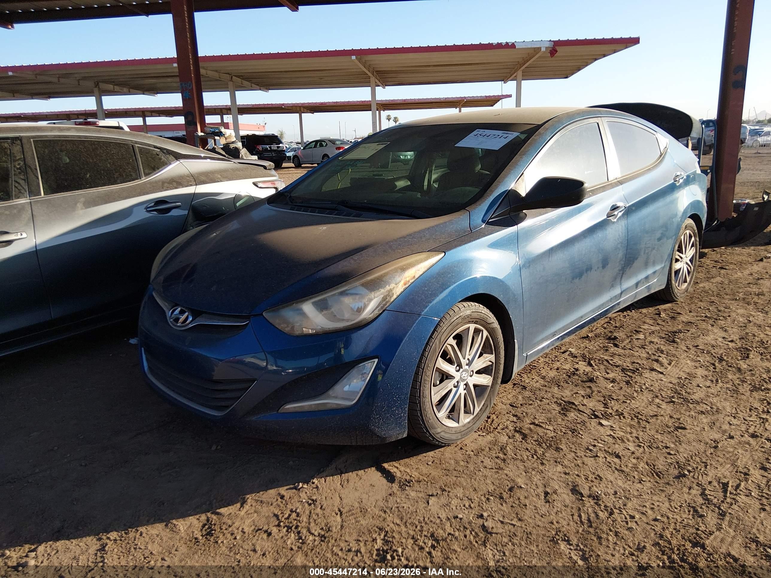 2015 Hyundai Elantra Se Blue vin: KMHDH4AE3FU388334