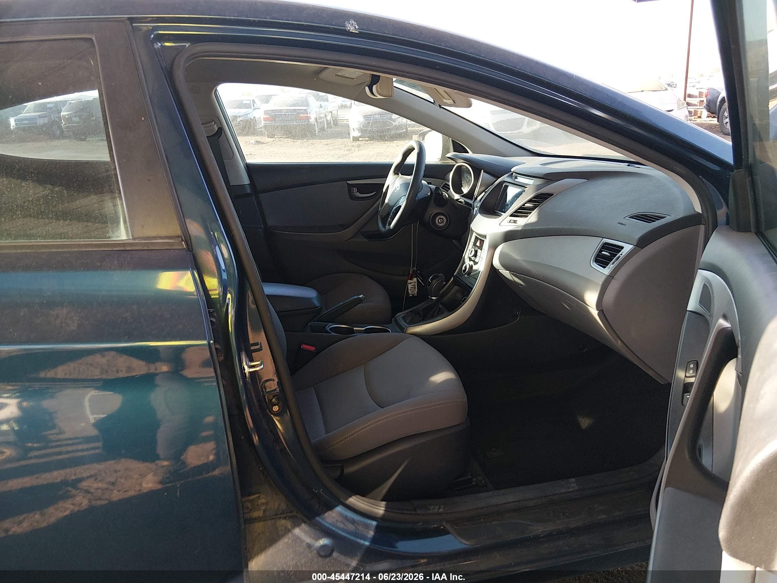 2015 Hyundai Elantra Se Blue vin: KMHDH4AE3FU388334