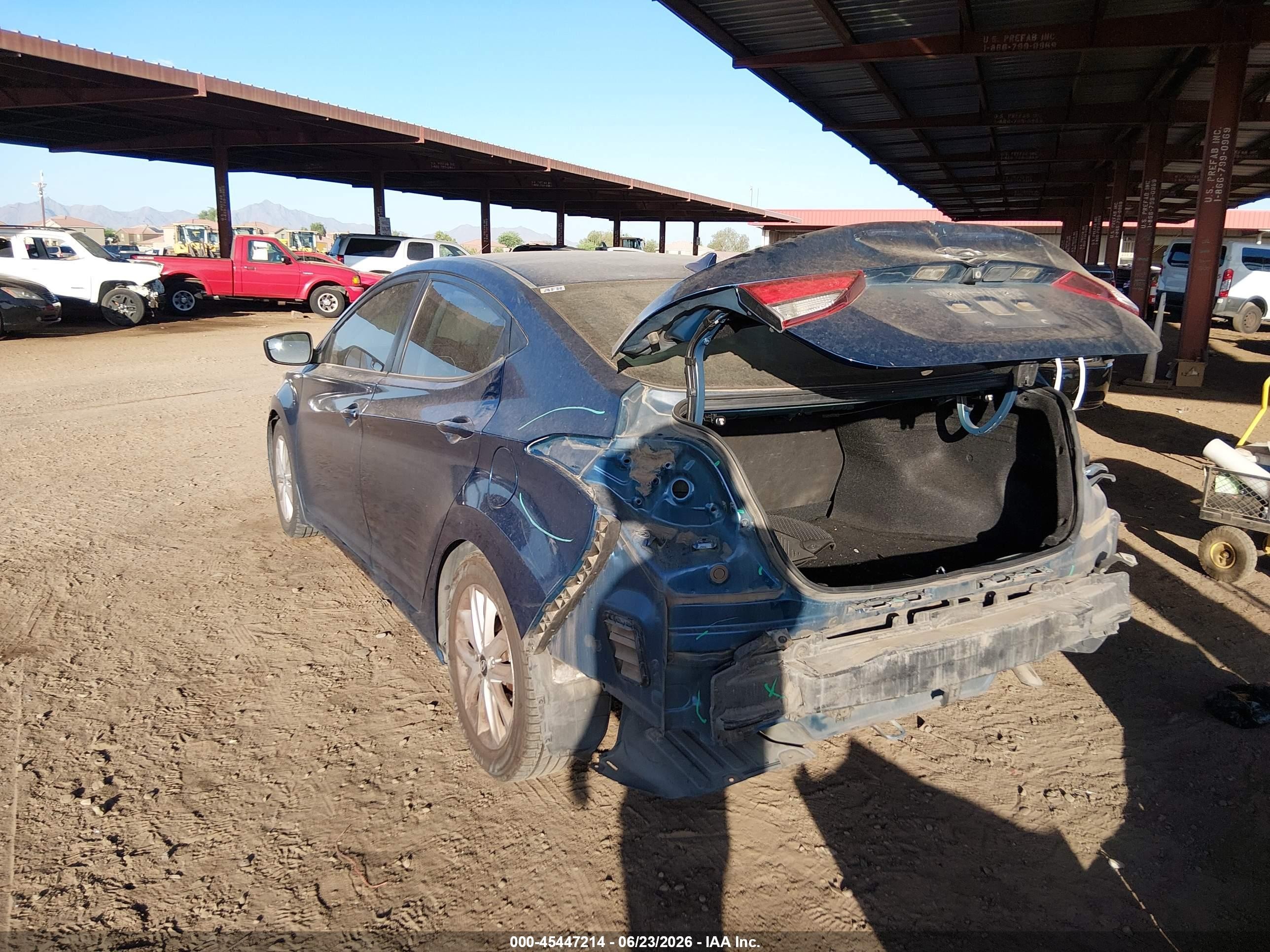 2015 Hyundai Elantra Se Blue vin: KMHDH4AE3FU388334