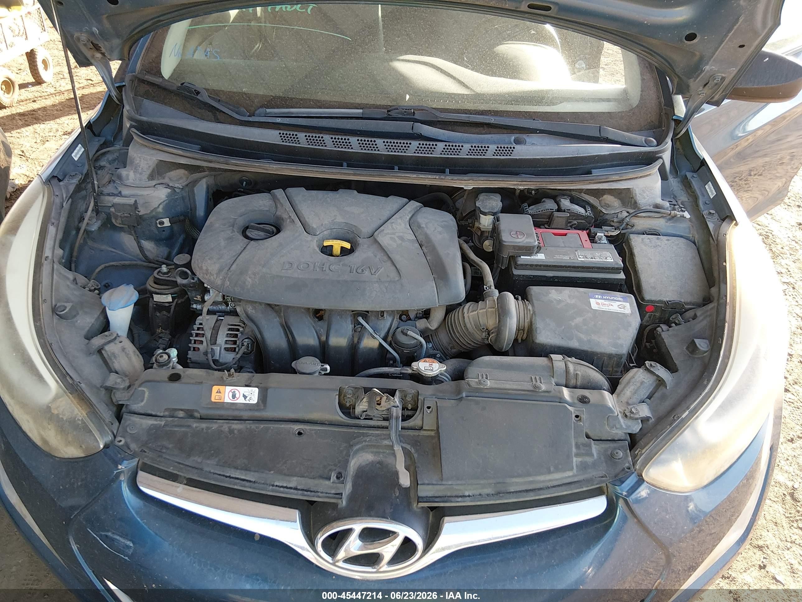 2015 Hyundai Elantra Se Blue vin: KMHDH4AE3FU388334