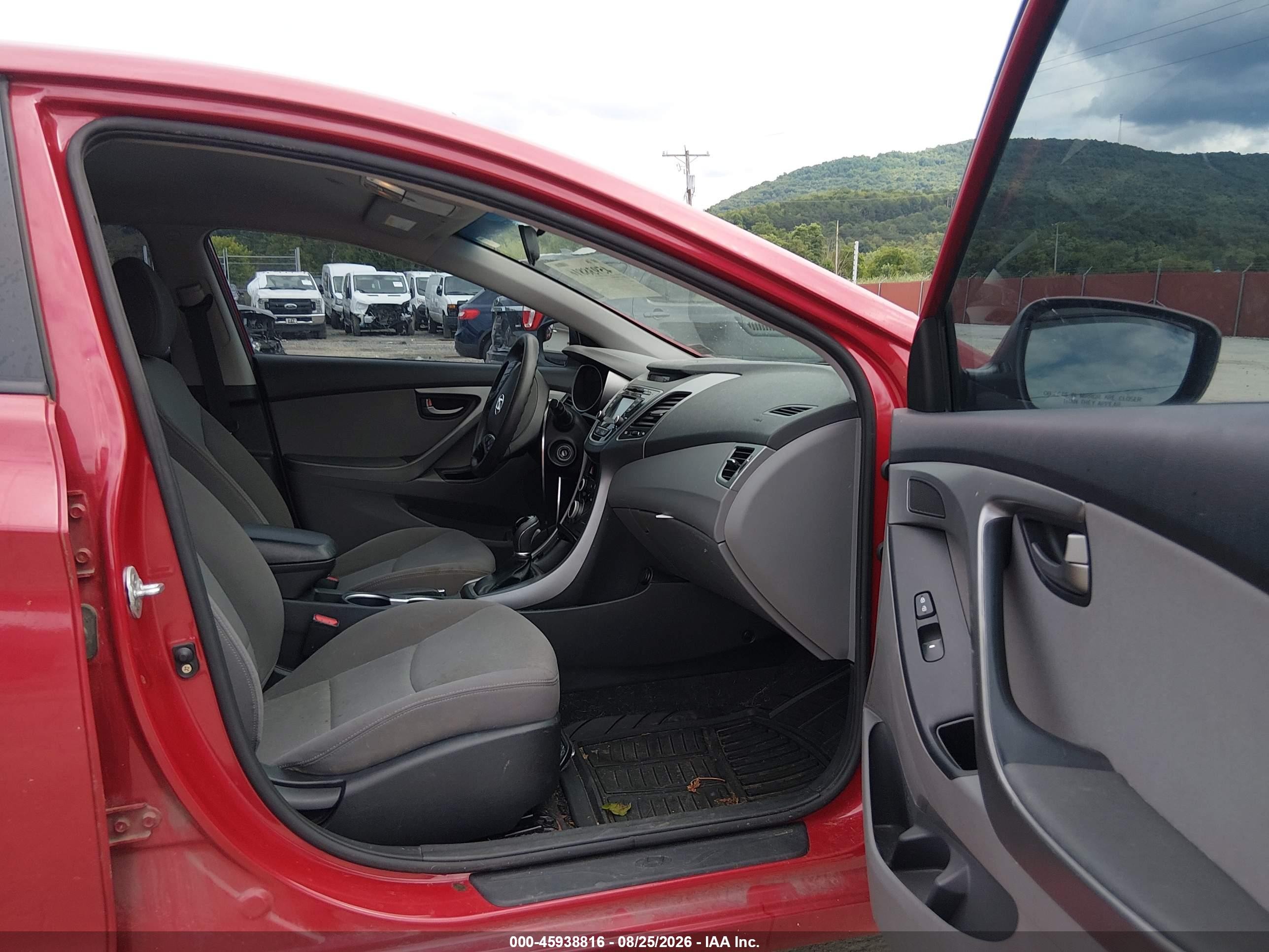 2015 Hyundai Elantra Se Красный vin: KMHDH4AE3FU411742