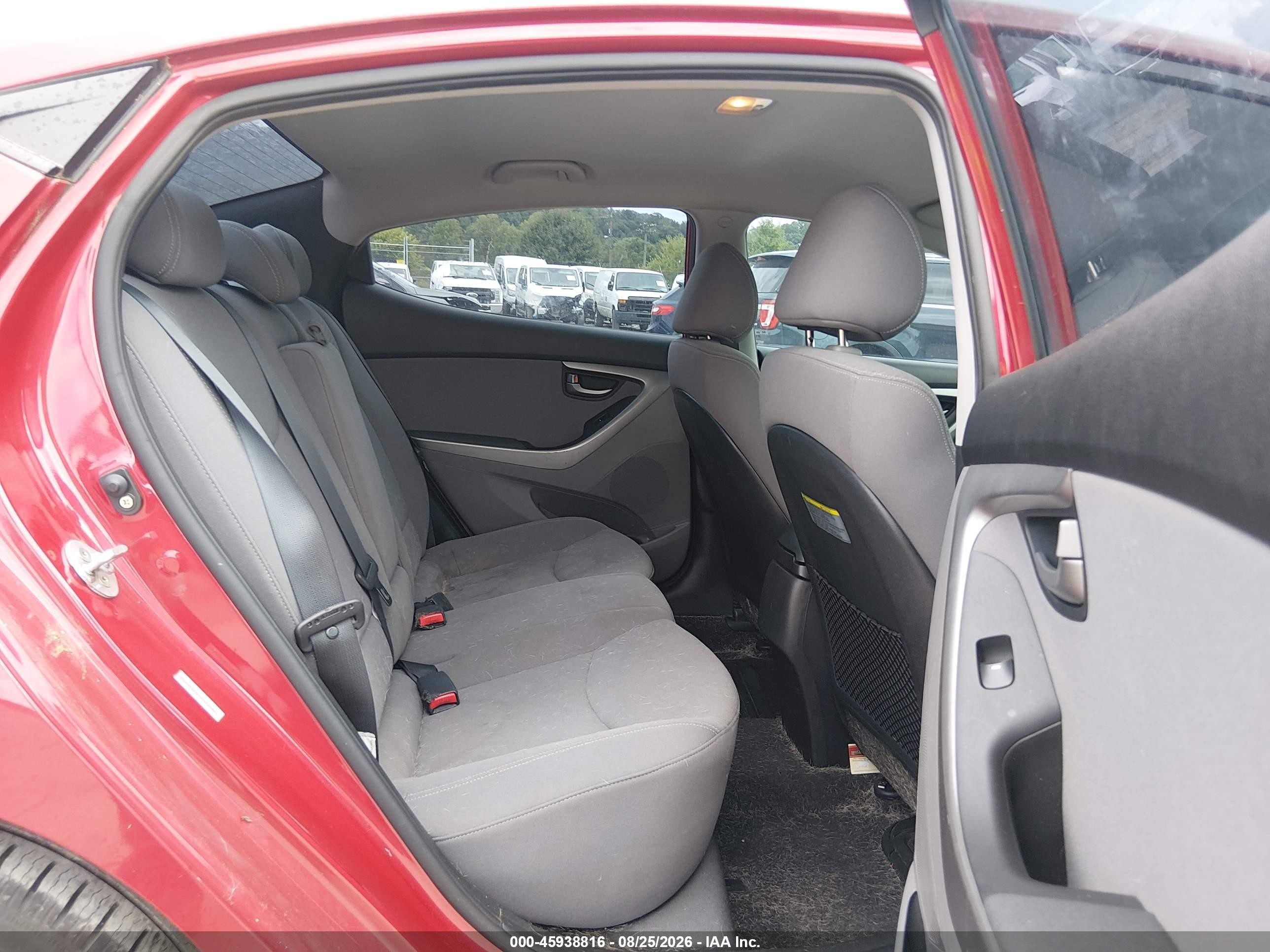 2015 Hyundai Elantra Se Красный vin: KMHDH4AE3FU411742