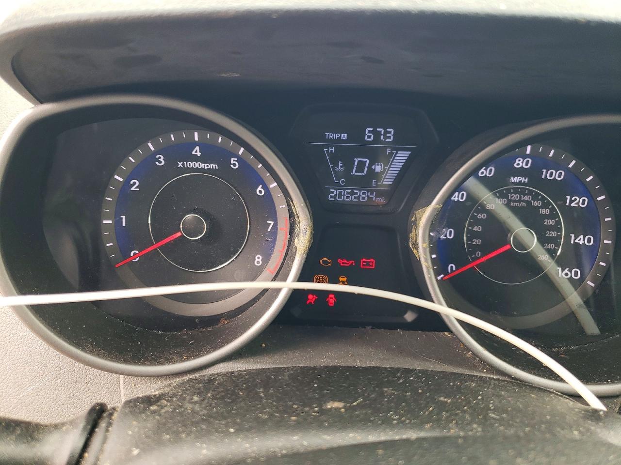 2015 Hyundai Elantra Se Silver vin: KMHDH4AE3FU421025