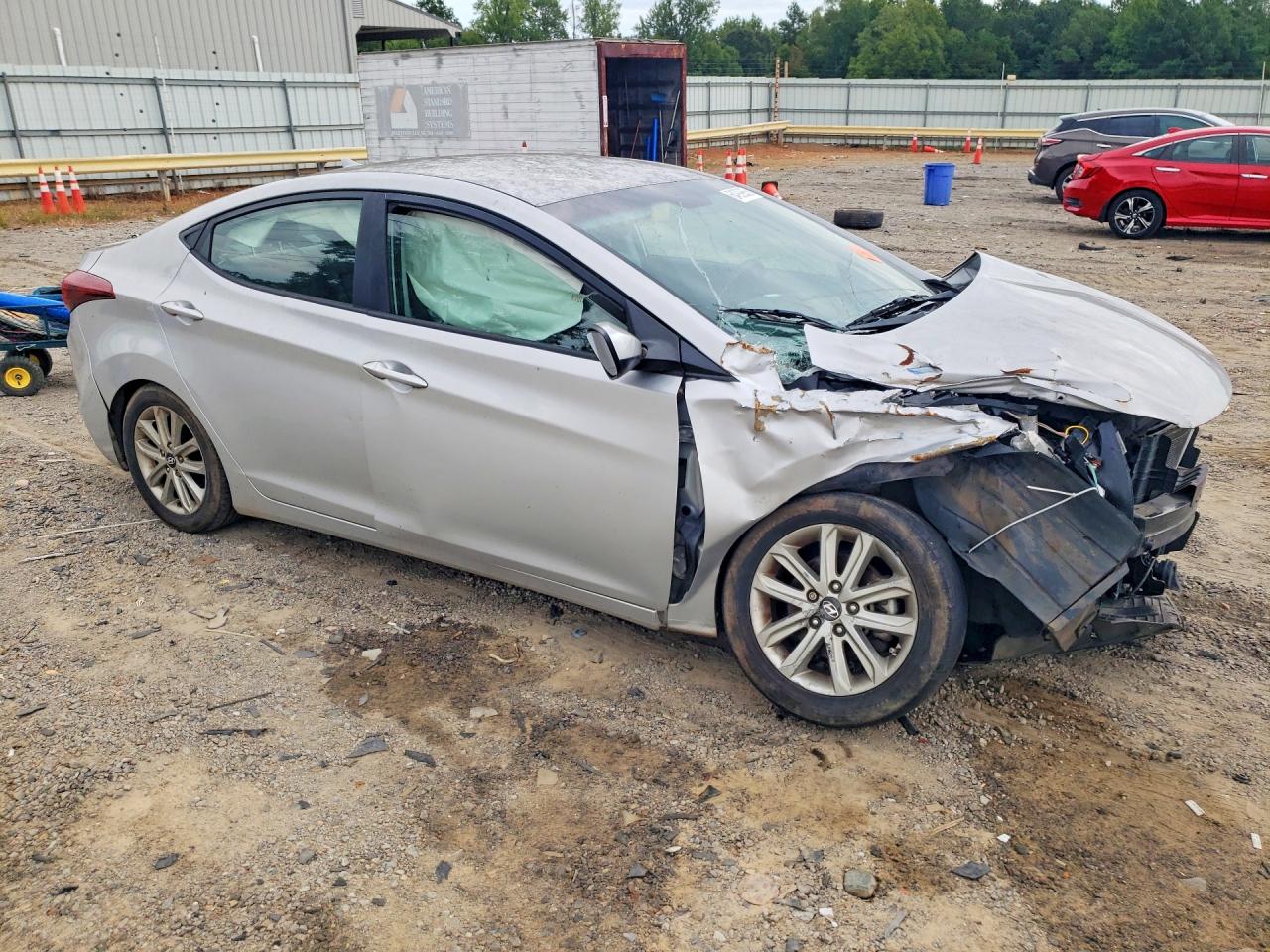 2015 Hyundai Elantra Se Silver vin: KMHDH4AE3FU421025