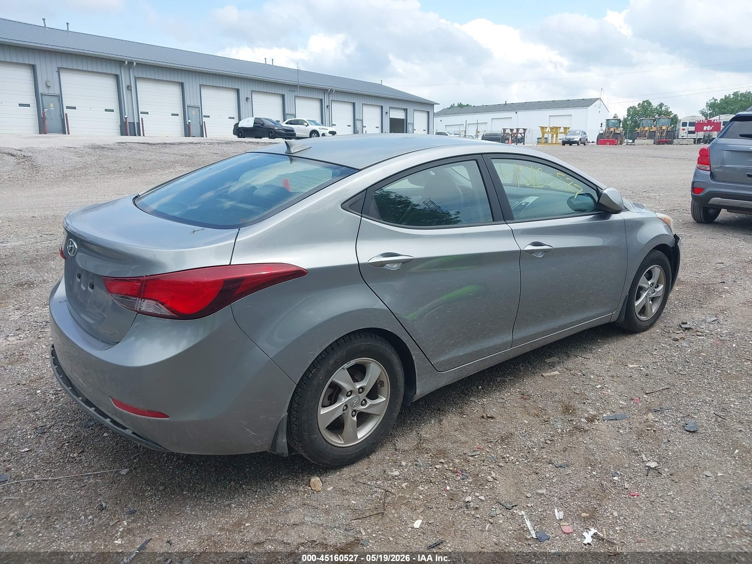 2015 Hyundai Elantra Se Silver vin: KMHDH4AE3FU443235
