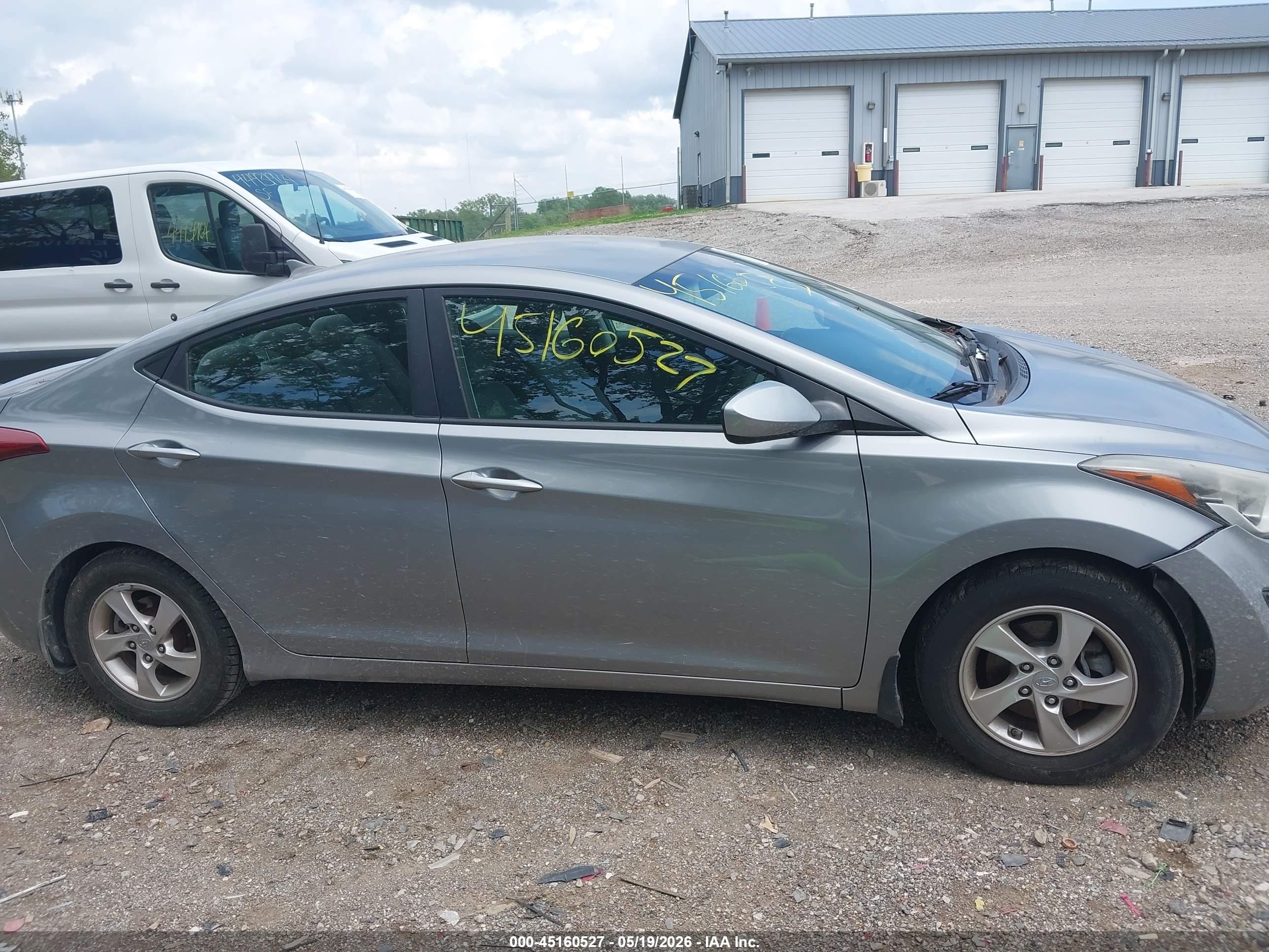 2015 Hyundai Elantra Se Silver vin: KMHDH4AE3FU443235