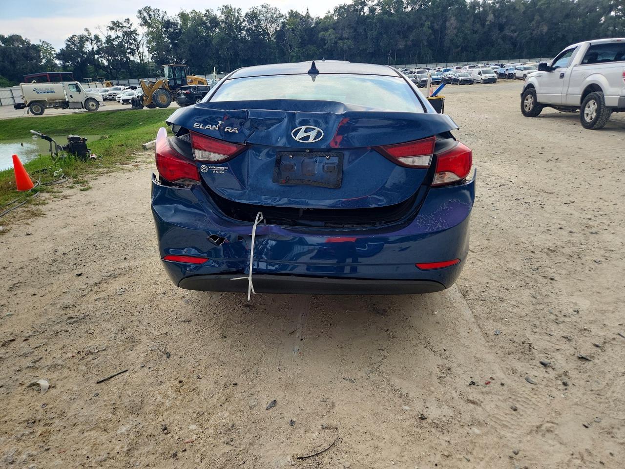 2015 Hyundai Elantra Se Blue vin: KMHDH4AE3FU452114