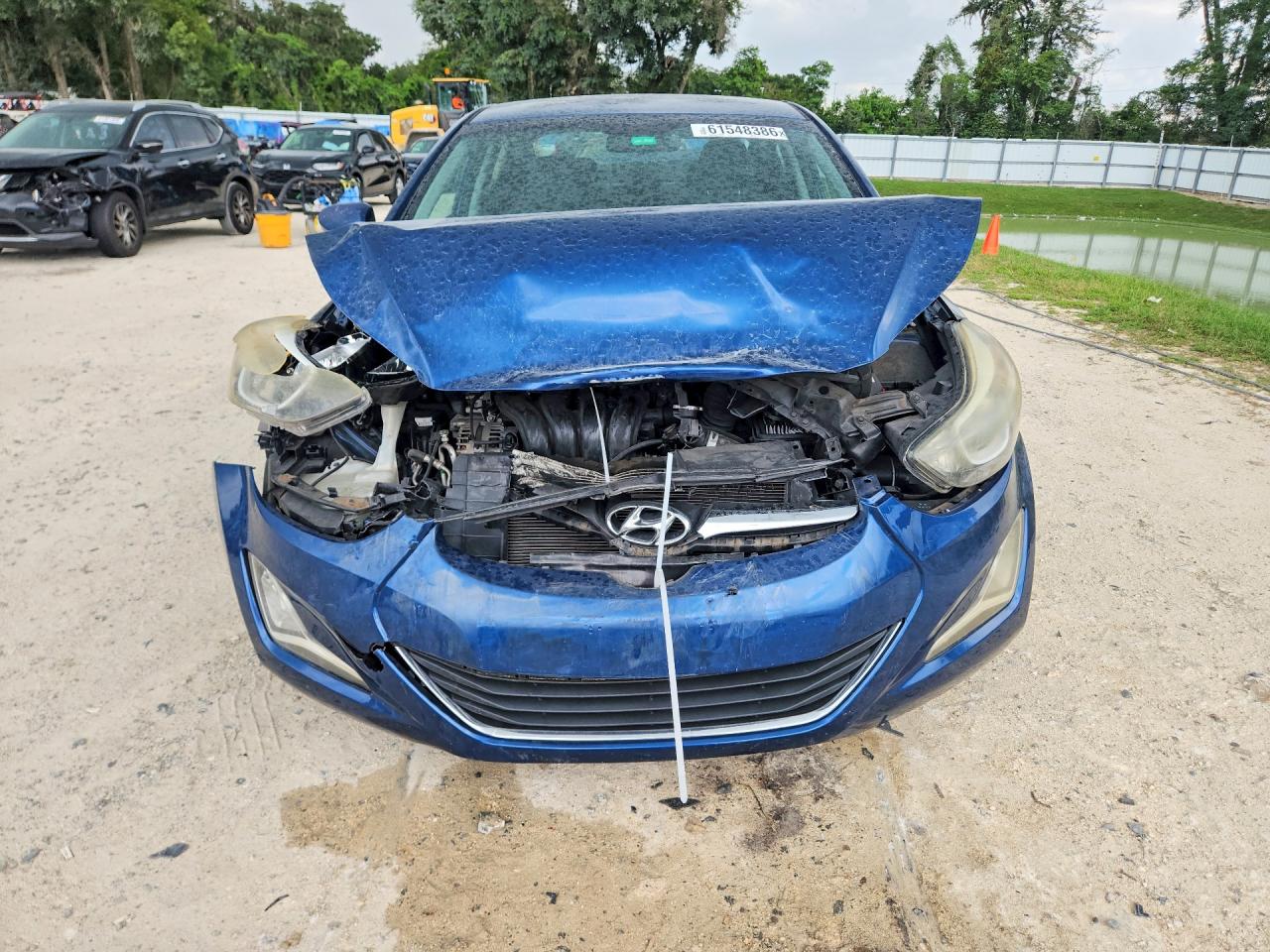 2015 Hyundai Elantra Se Blue vin: KMHDH4AE3FU452114