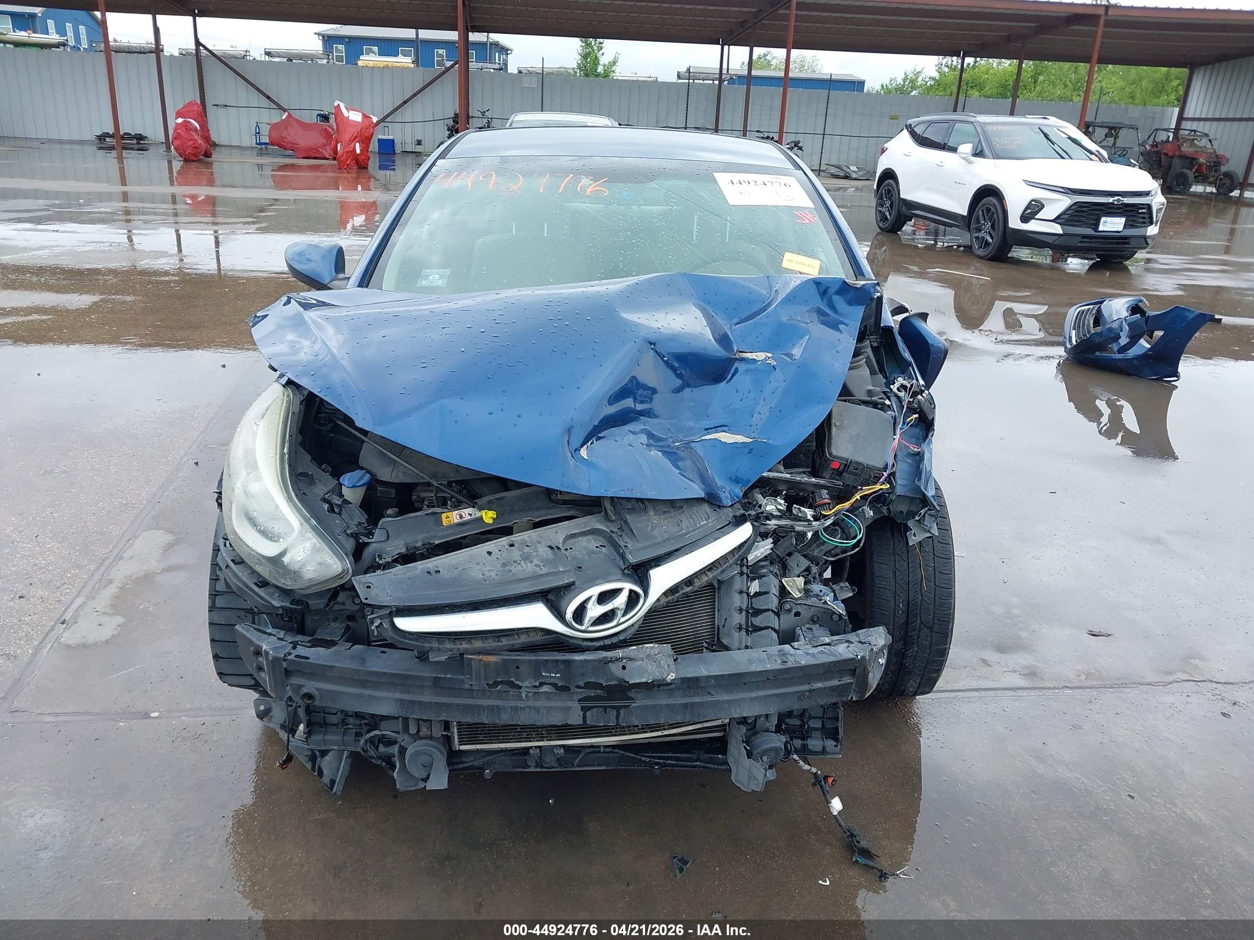 2016 Hyundai Elantra Se Blue vin: KMHDH4AE3GU543840