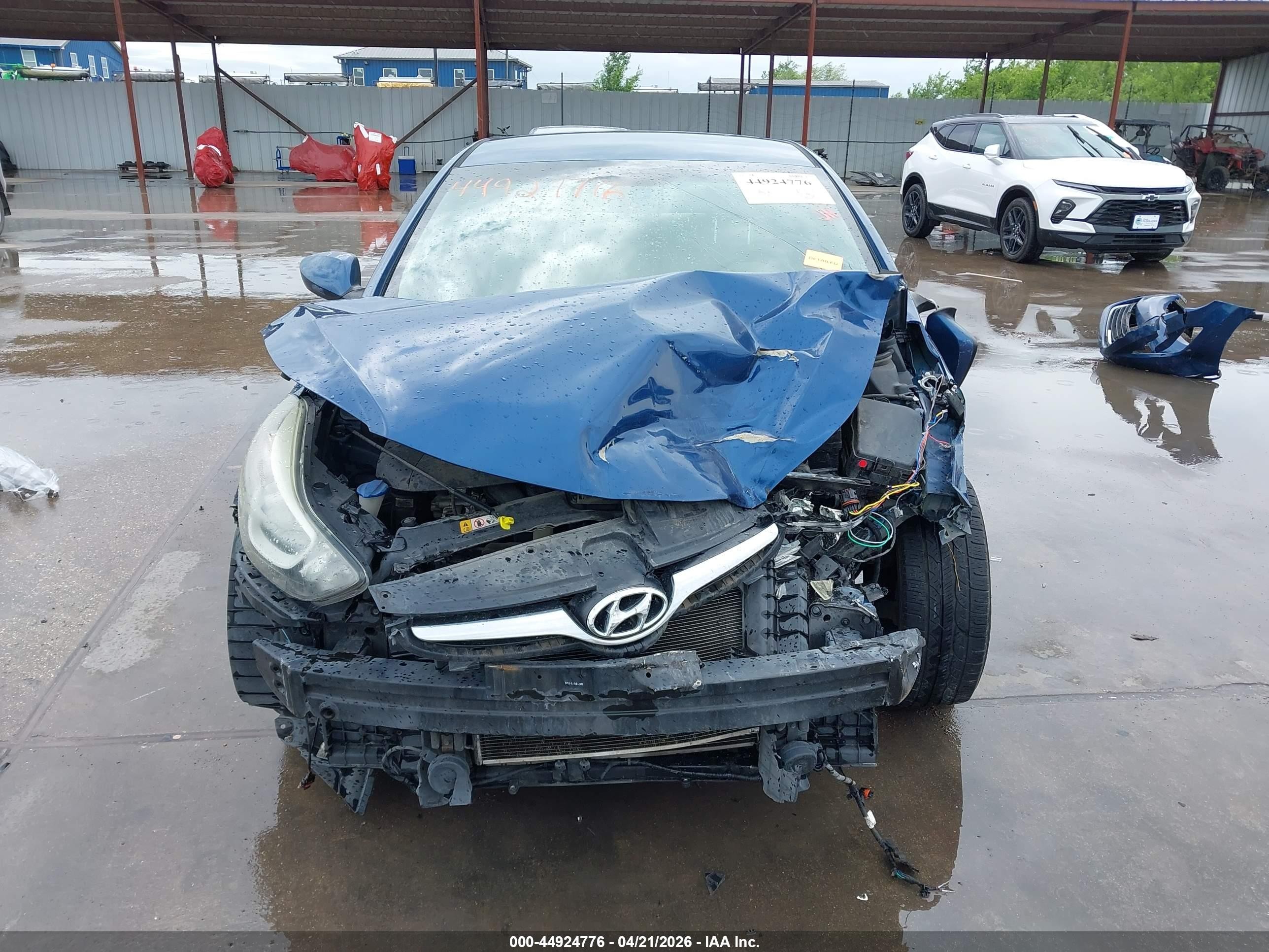 2016 Hyundai Elantra Se Blue vin: KMHDH4AE3GU543840