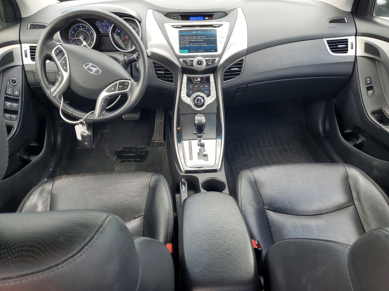 2011 Hyundai Elantra Limited Black vin: KMHDH4AE4BU084939