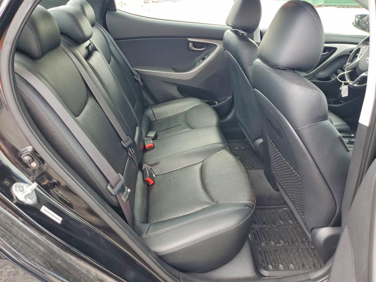 2011 Hyundai Elantra Limited Black vin: KMHDH4AE4BU084939