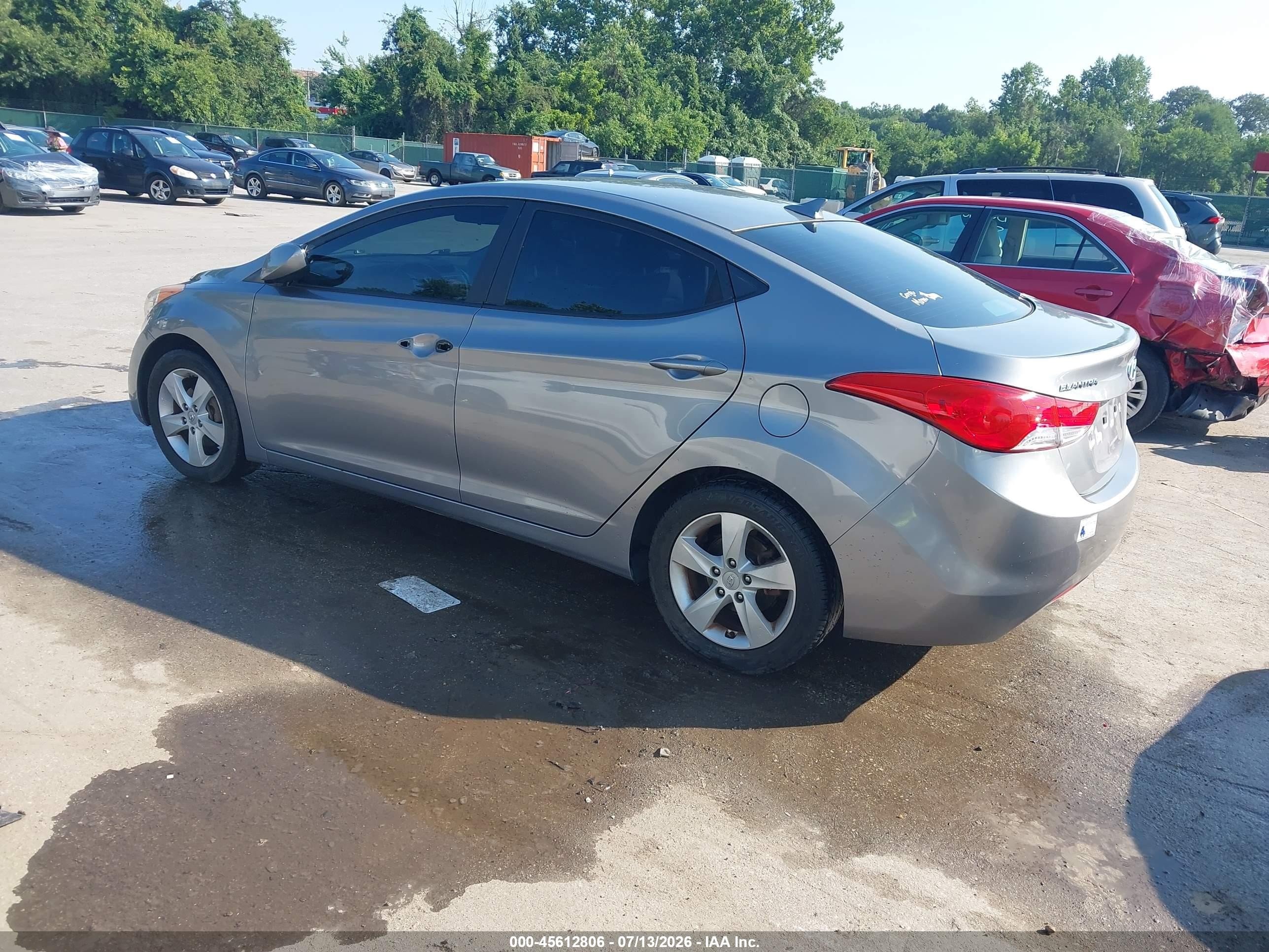 2011 Hyundai Elantra Gls (ulsan Plant) Gray vin: KMHDH4AE4BU093768