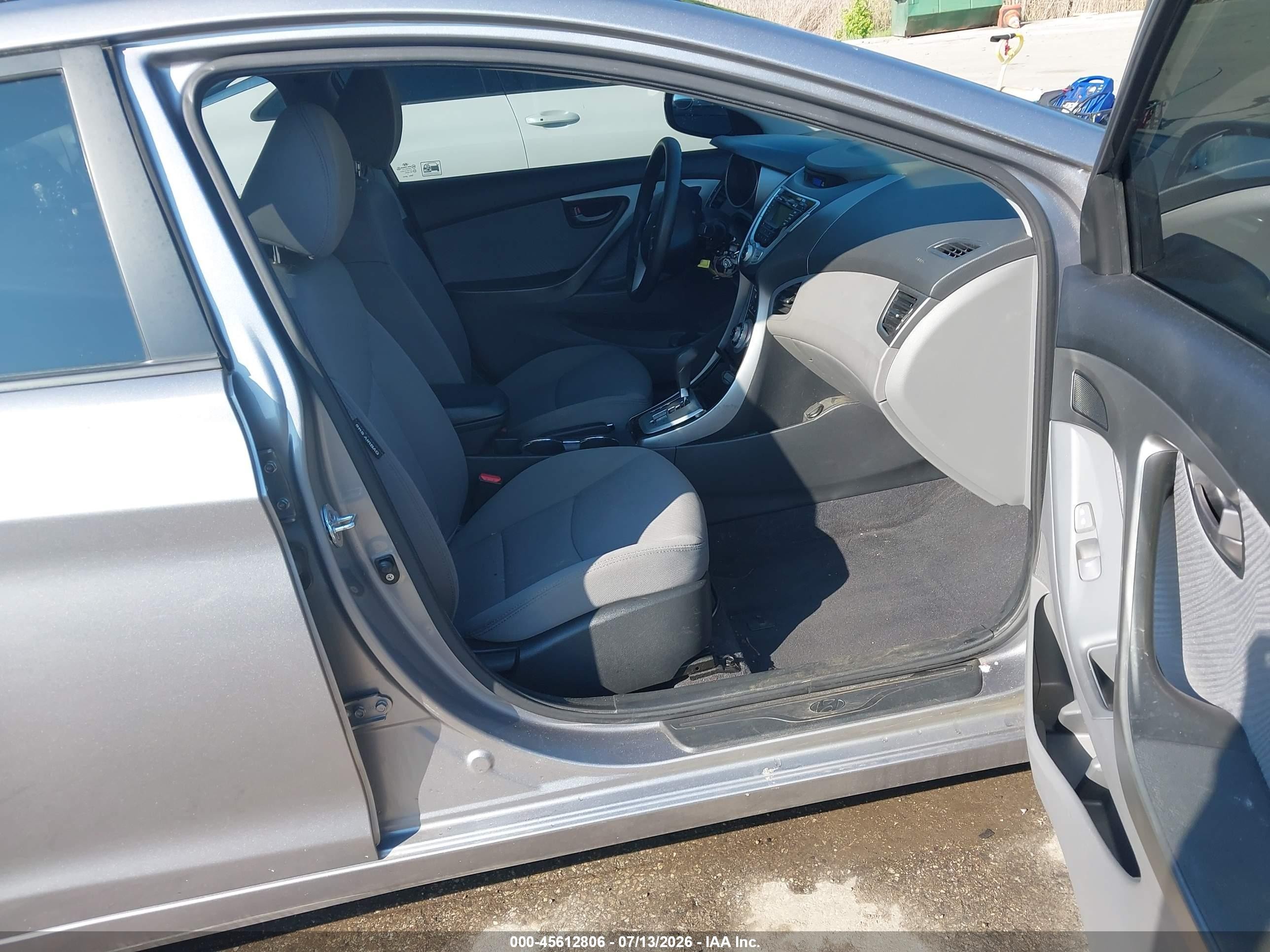 2011 Hyundai Elantra Gls (ulsan Plant) Gray vin: KMHDH4AE4BU093768