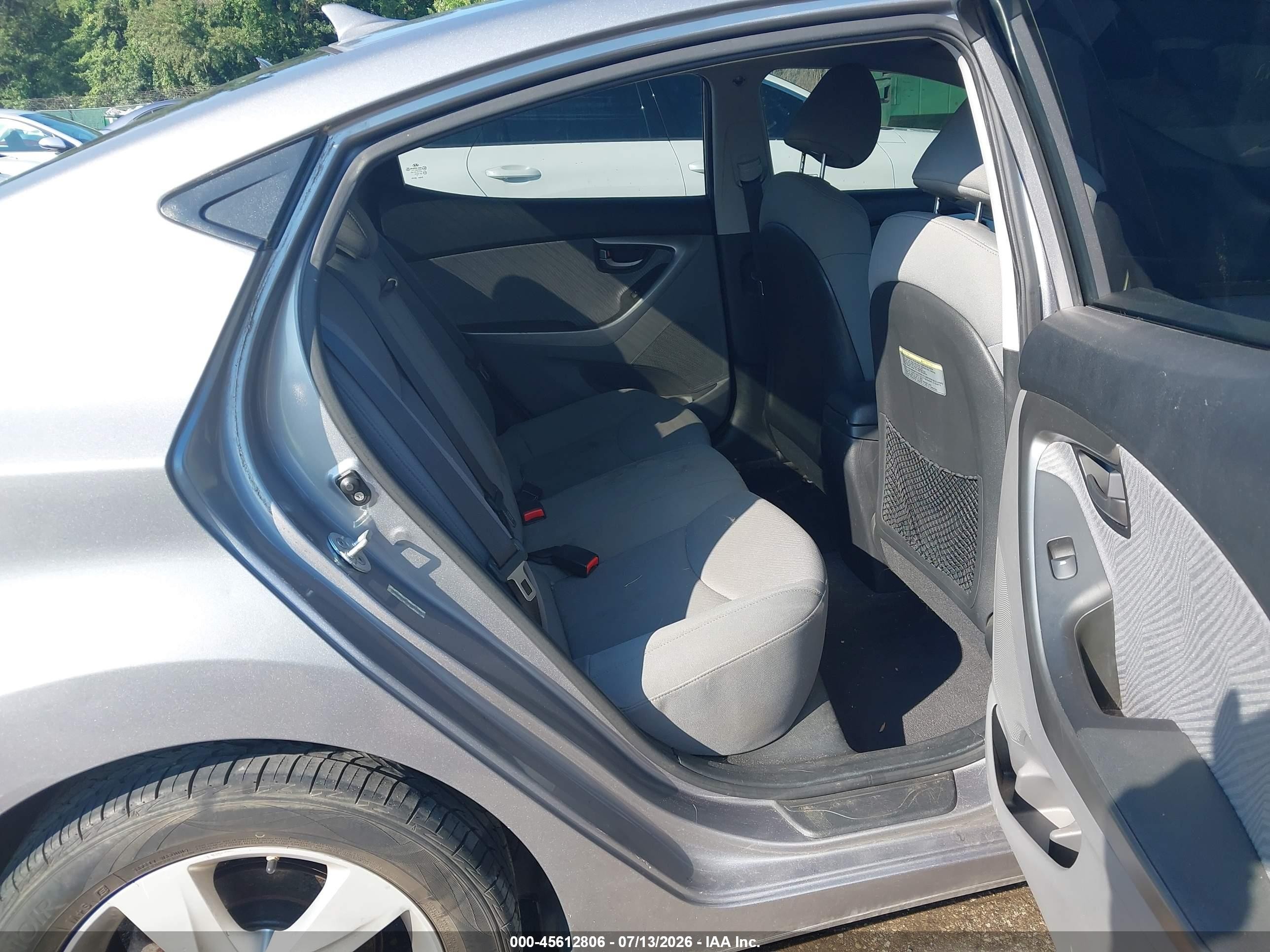 2011 Hyundai Elantra Gls (ulsan Plant) Gray vin: KMHDH4AE4BU093768