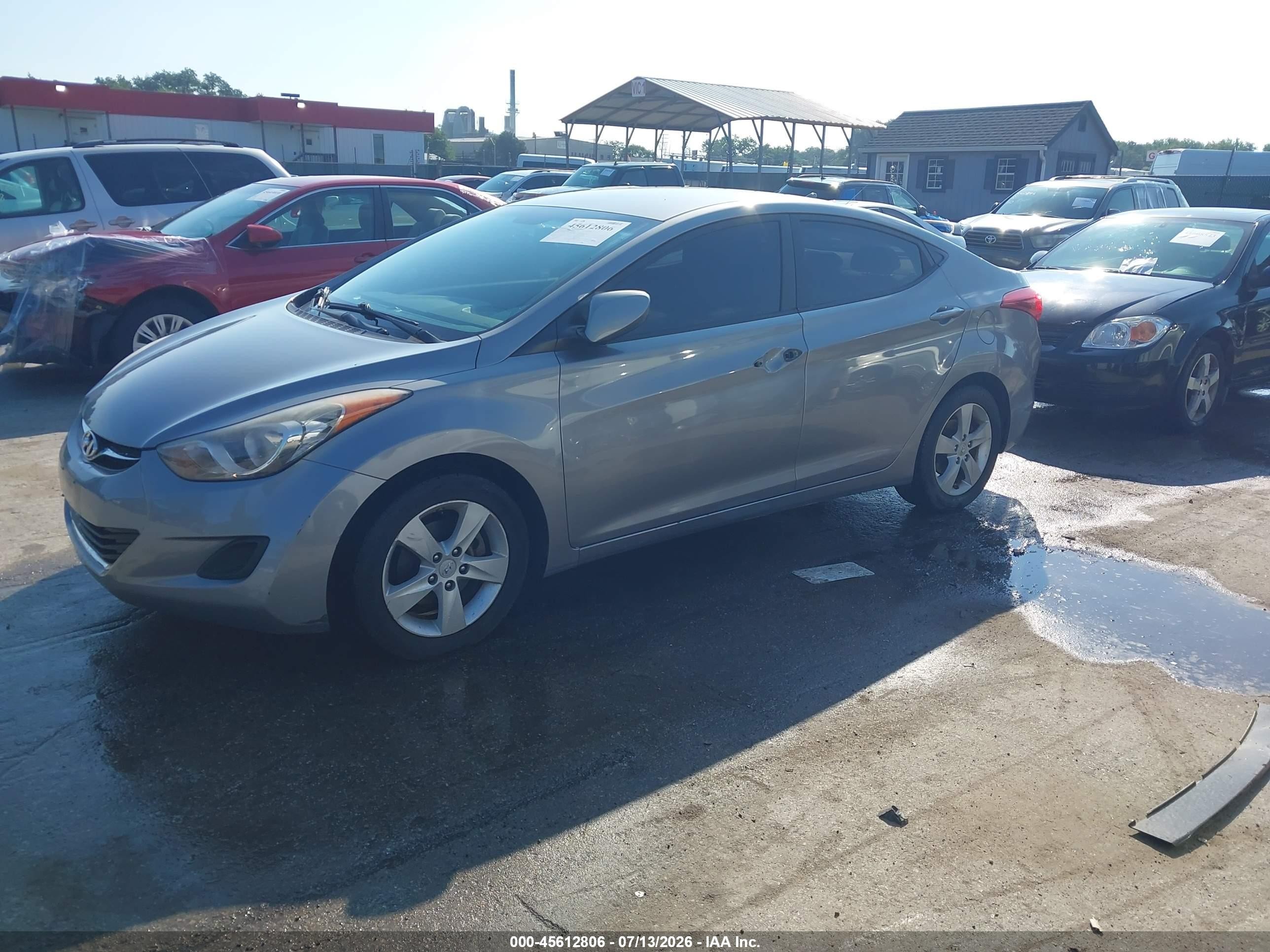 2011 Hyundai Elantra Gls (ulsan Plant) Gray vin: KMHDH4AE4BU093768