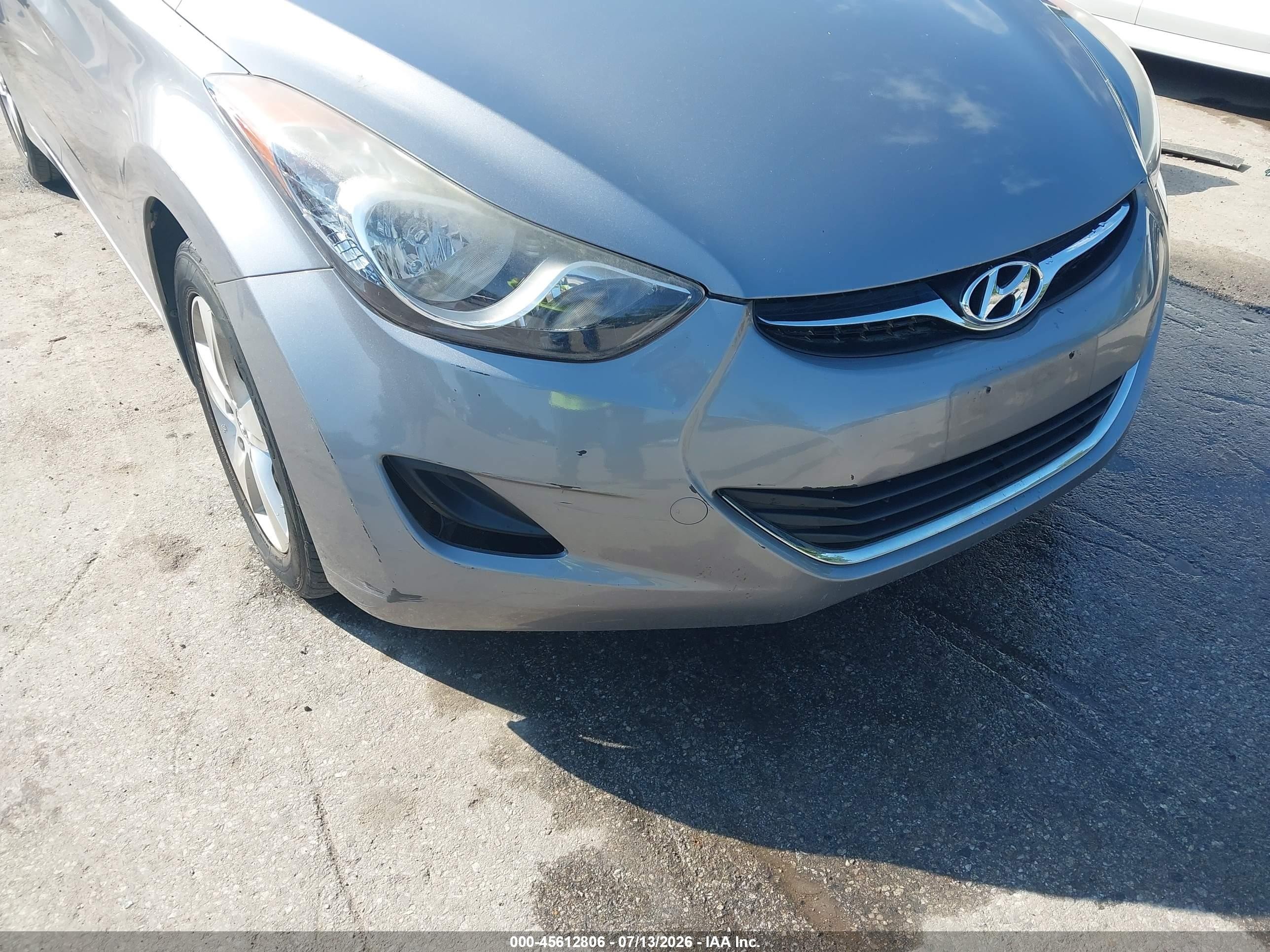 2011 Hyundai Elantra Gls (ulsan Plant) Gray vin: KMHDH4AE4BU093768