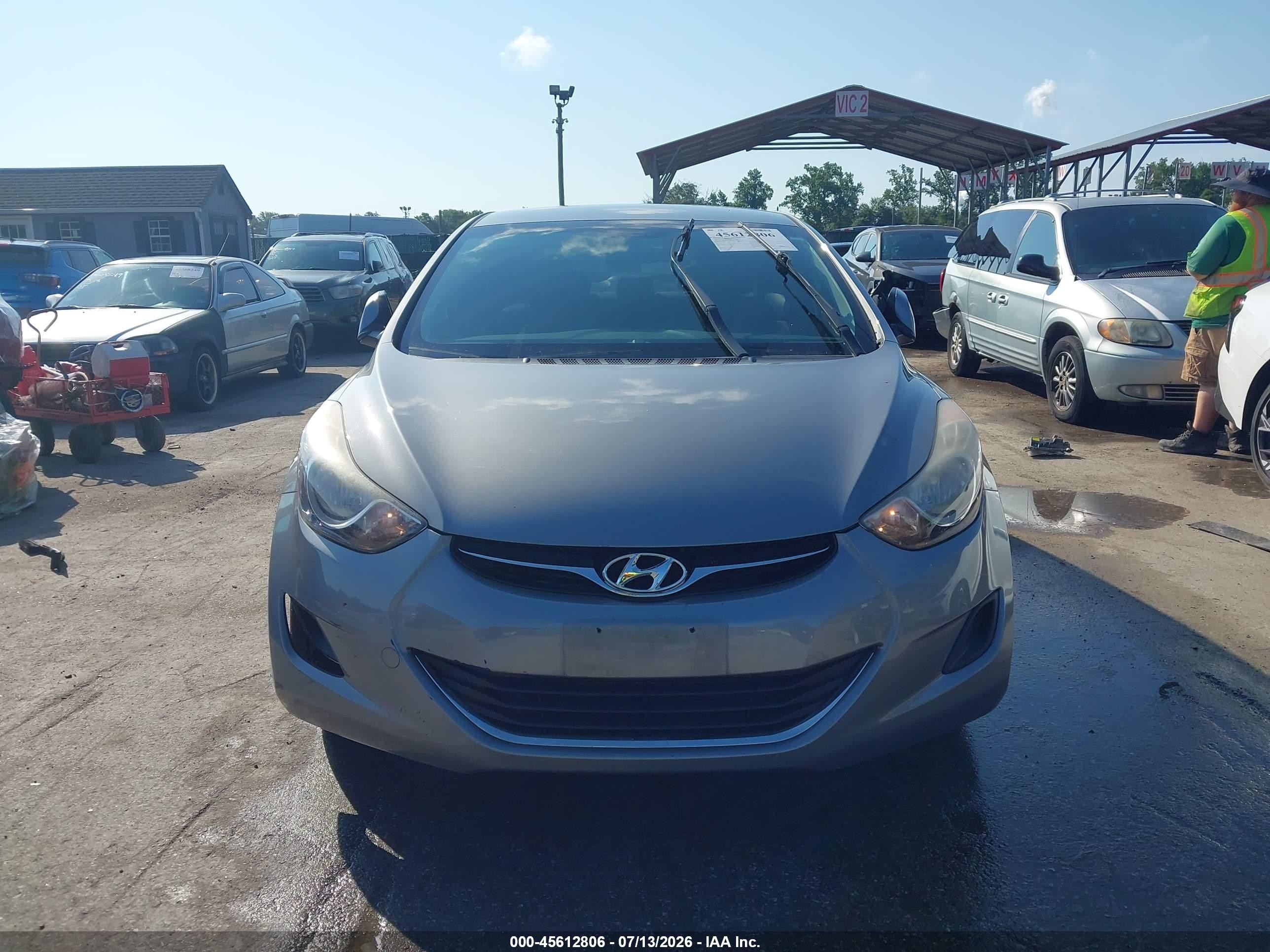 2011 Hyundai Elantra Gls (ulsan Plant) Gray vin: KMHDH4AE4BU093768