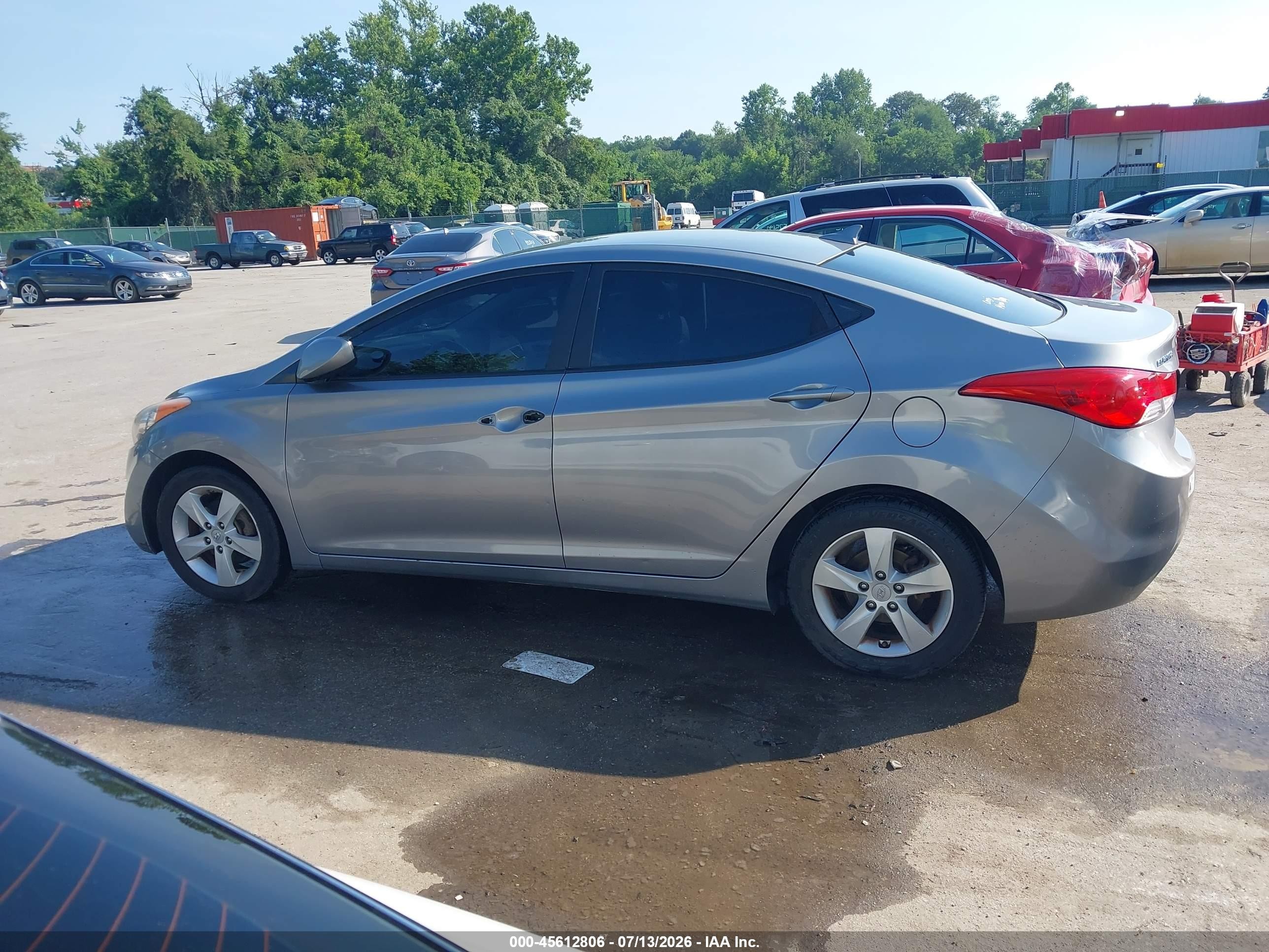2011 Hyundai Elantra Gls (ulsan Plant) Gray vin: KMHDH4AE4BU093768