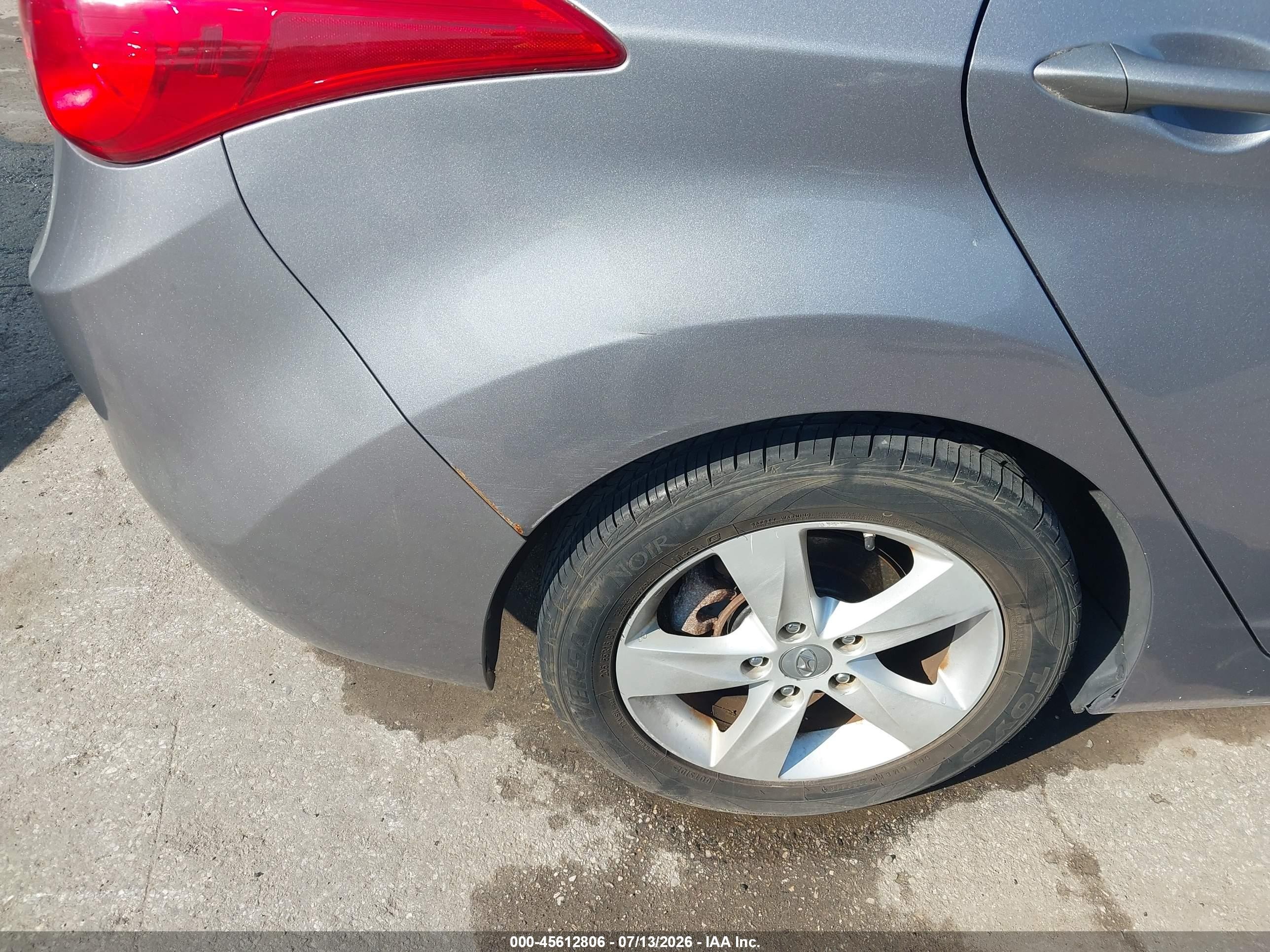 2011 Hyundai Elantra Gls (ulsan Plant) Gray vin: KMHDH4AE4BU093768