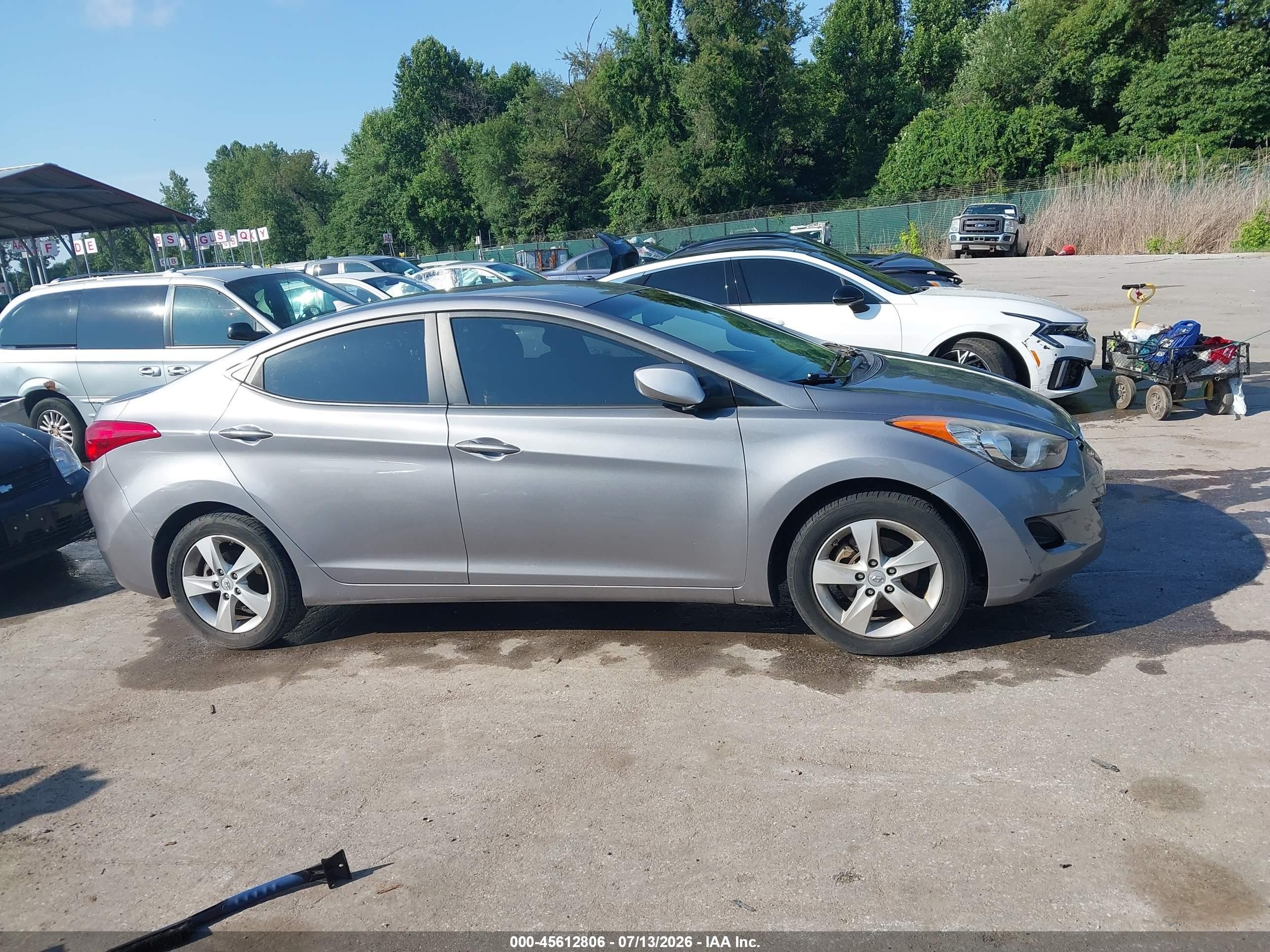 2011 Hyundai Elantra Gls (ulsan Plant) Gray vin: KMHDH4AE4BU093768