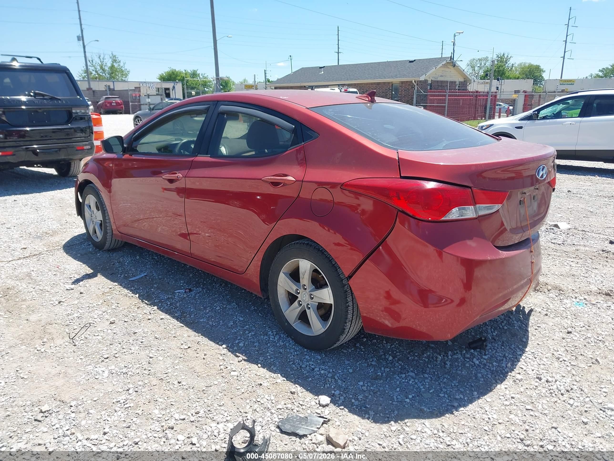 2011 Hyundai Elantra Gls (ulsan Plant) Красный vin: KMHDH4AE4BU098890