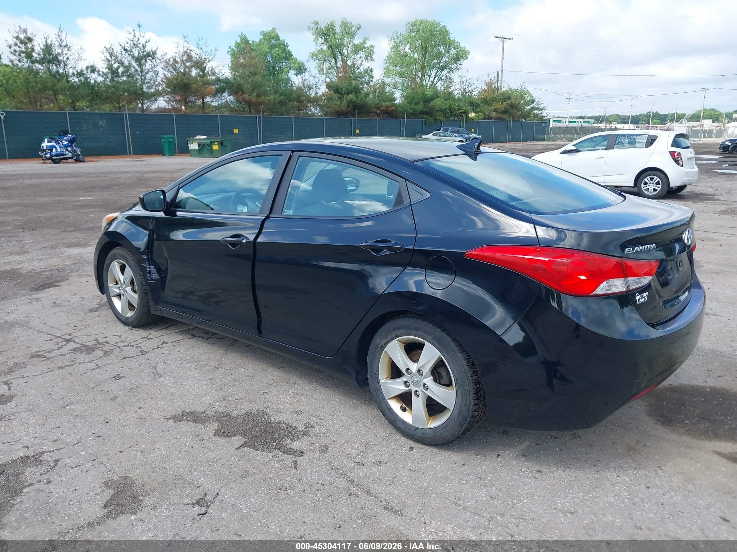 2011 Hyundai Elantra Gls (ulsan Plant) Black vin: KMHDH4AE4BU106020