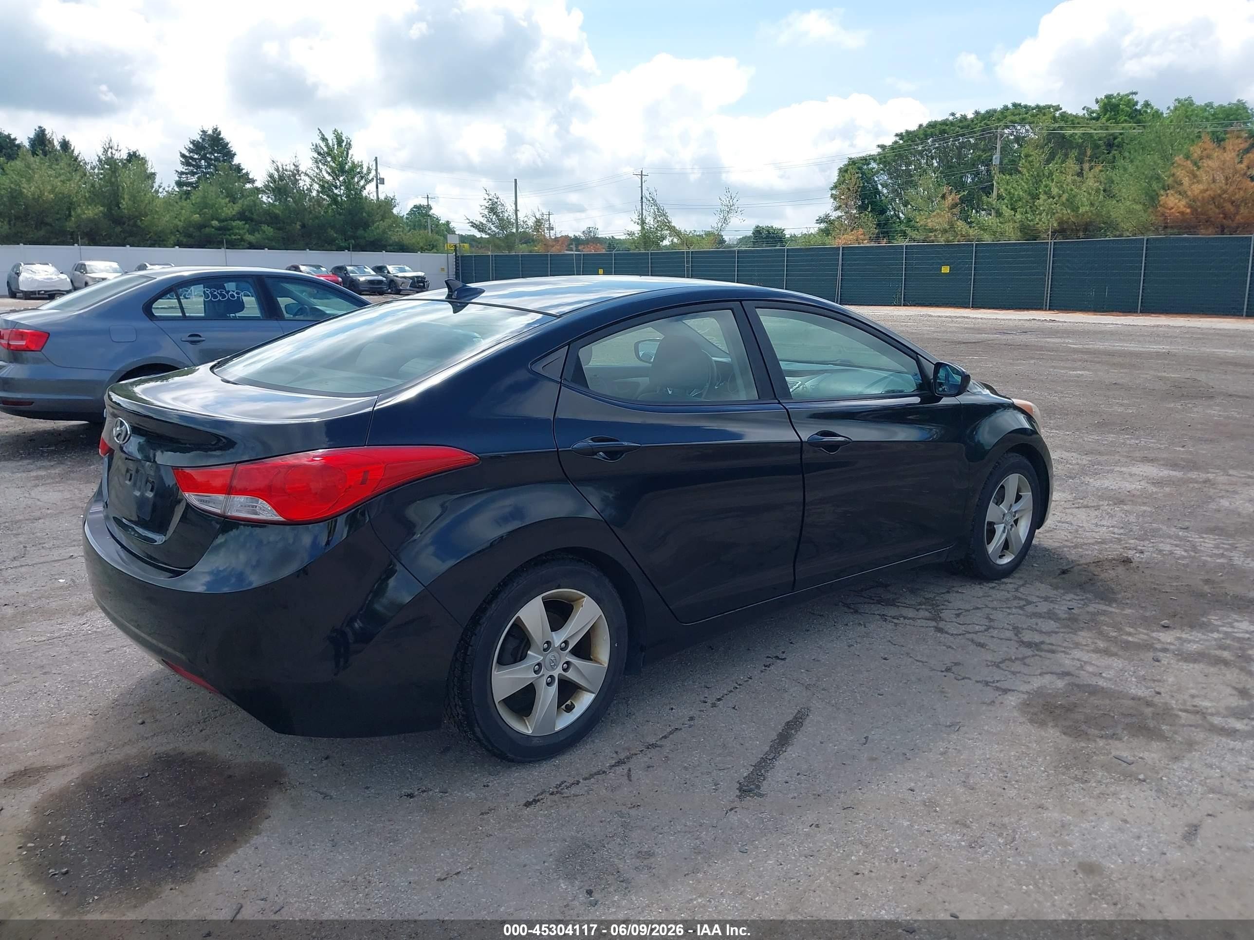 2011 Hyundai Elantra Gls (ulsan Plant) Black vin: KMHDH4AE4BU106020