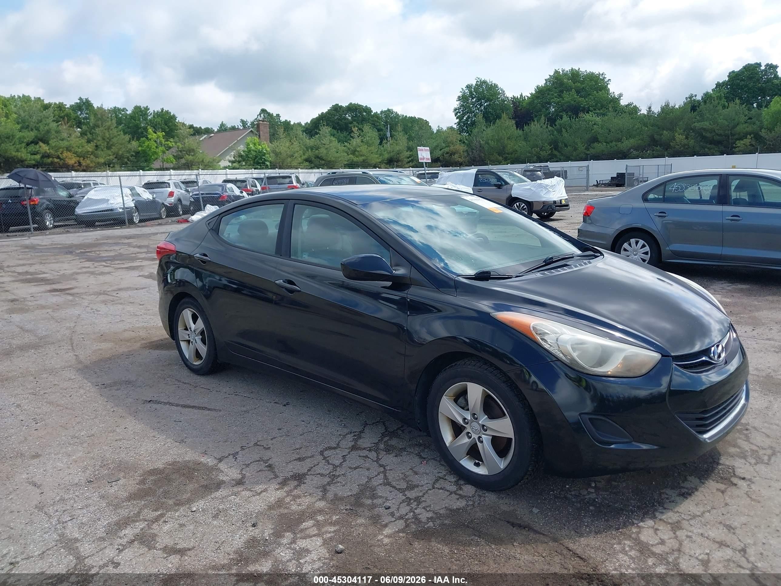2011 Hyundai Elantra Gls (ulsan Plant) Black vin: KMHDH4AE4BU106020