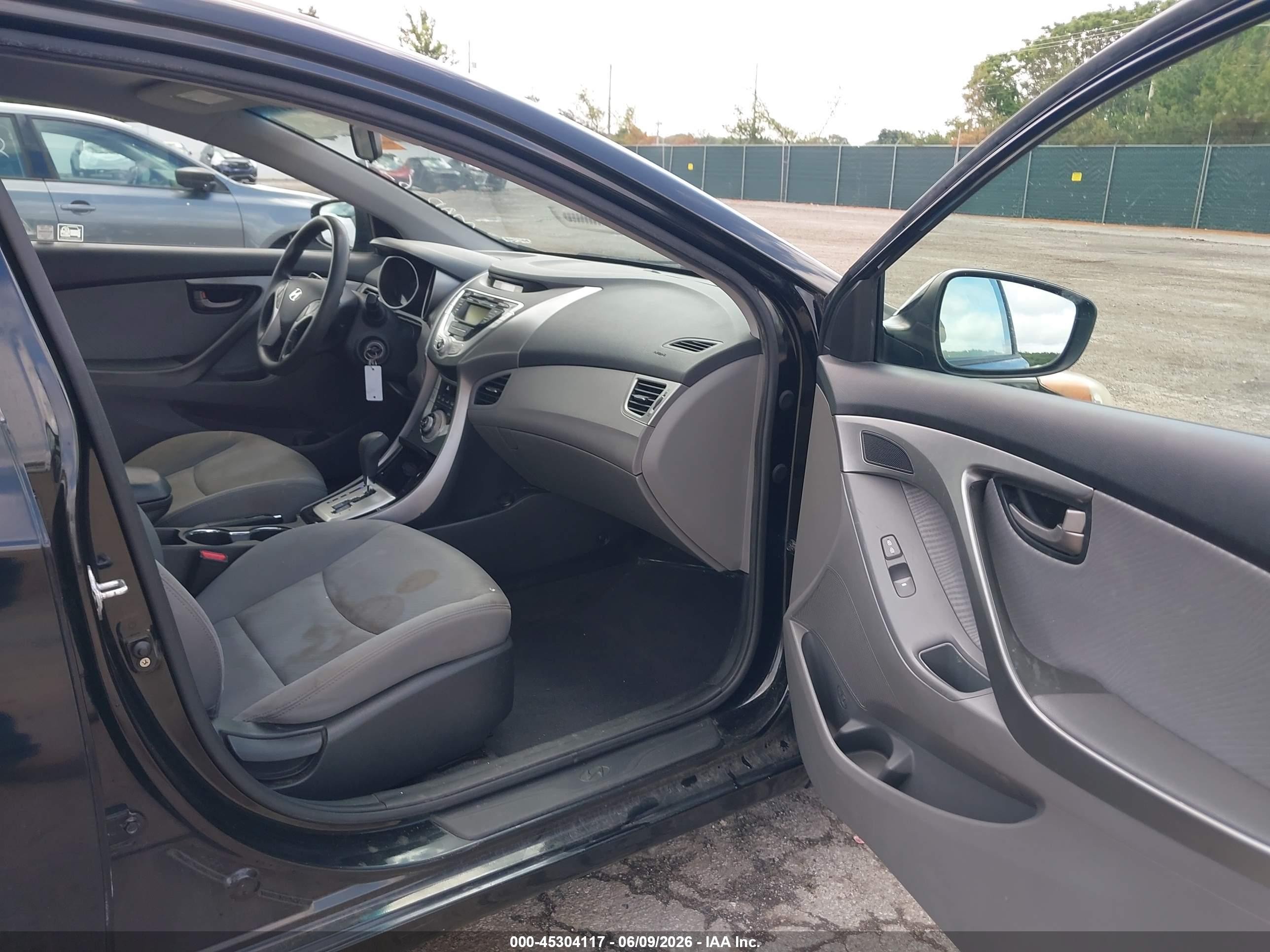 2011 Hyundai Elantra Gls (ulsan Plant) Black vin: KMHDH4AE4BU106020