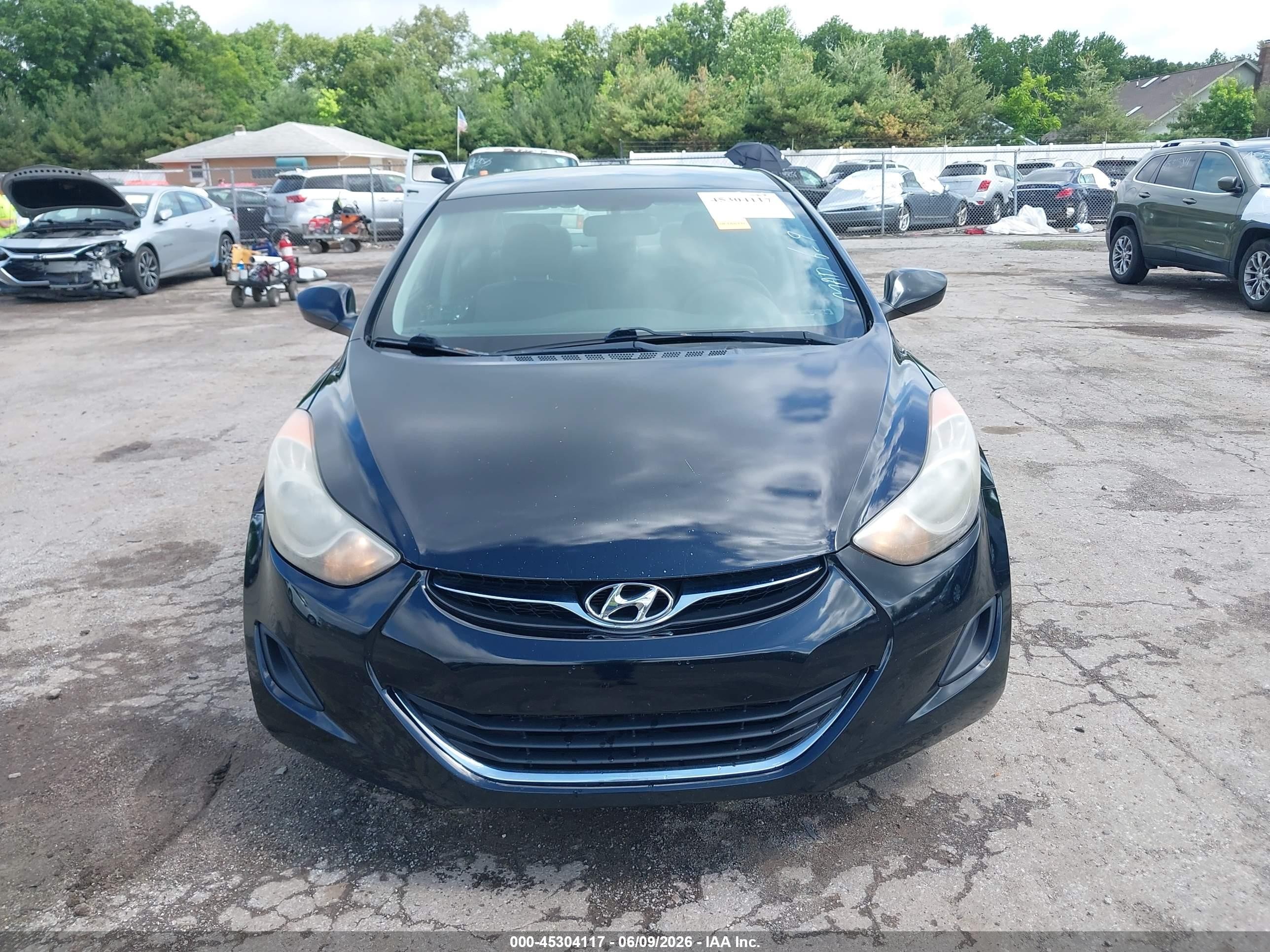 2011 Hyundai Elantra Gls (ulsan Plant) Black vin: KMHDH4AE4BU106020