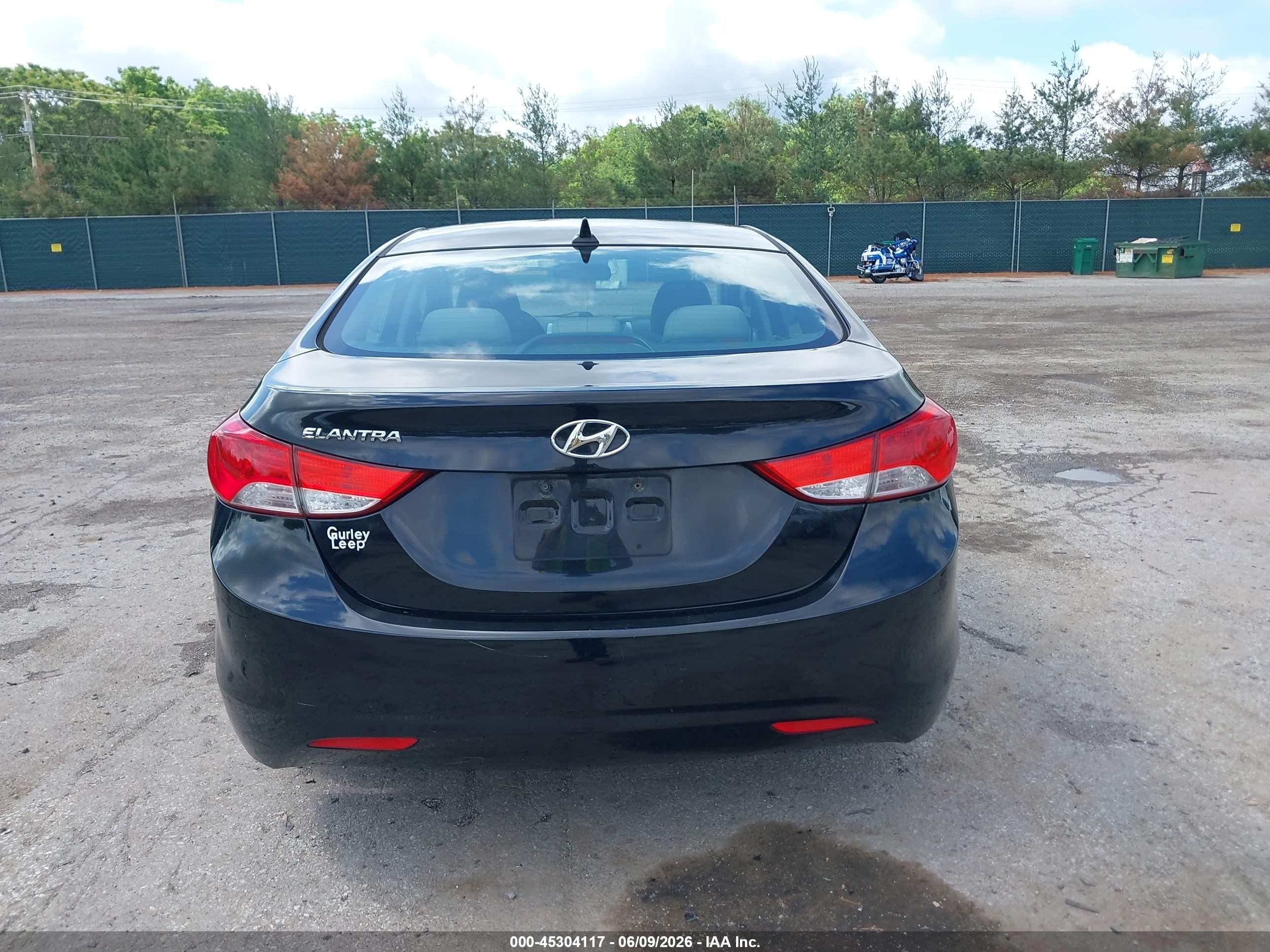 2011 Hyundai Elantra Gls (ulsan Plant) Black vin: KMHDH4AE4BU106020