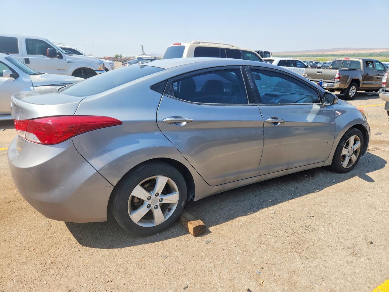 2011 Hyundai Elantra Gls Gray vin: KMHDH4AE4BU107796