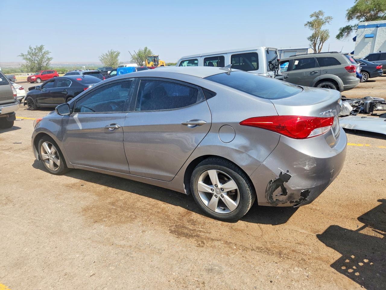 2011 Hyundai Elantra Gls Gray vin: KMHDH4AE4BU107796
