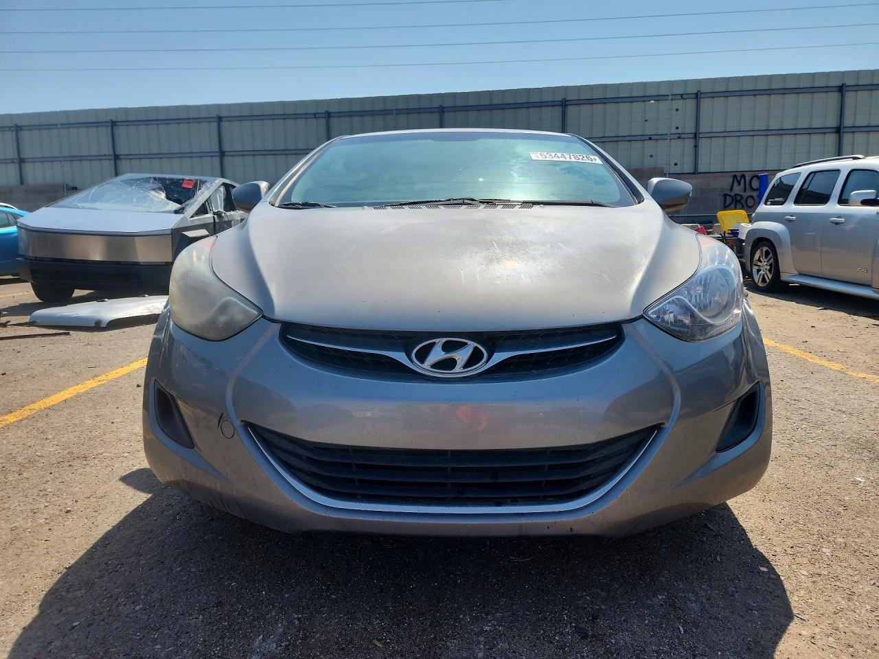 2011 Hyundai Elantra Gls Gray vin: KMHDH4AE4BU107796