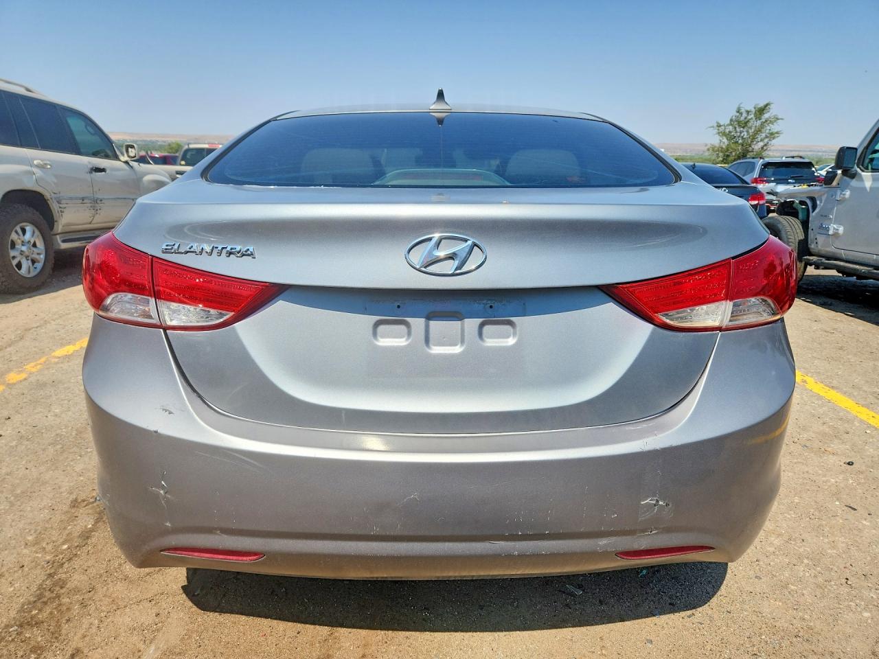 2011 Hyundai Elantra Gls Gray vin: KMHDH4AE4BU107796
