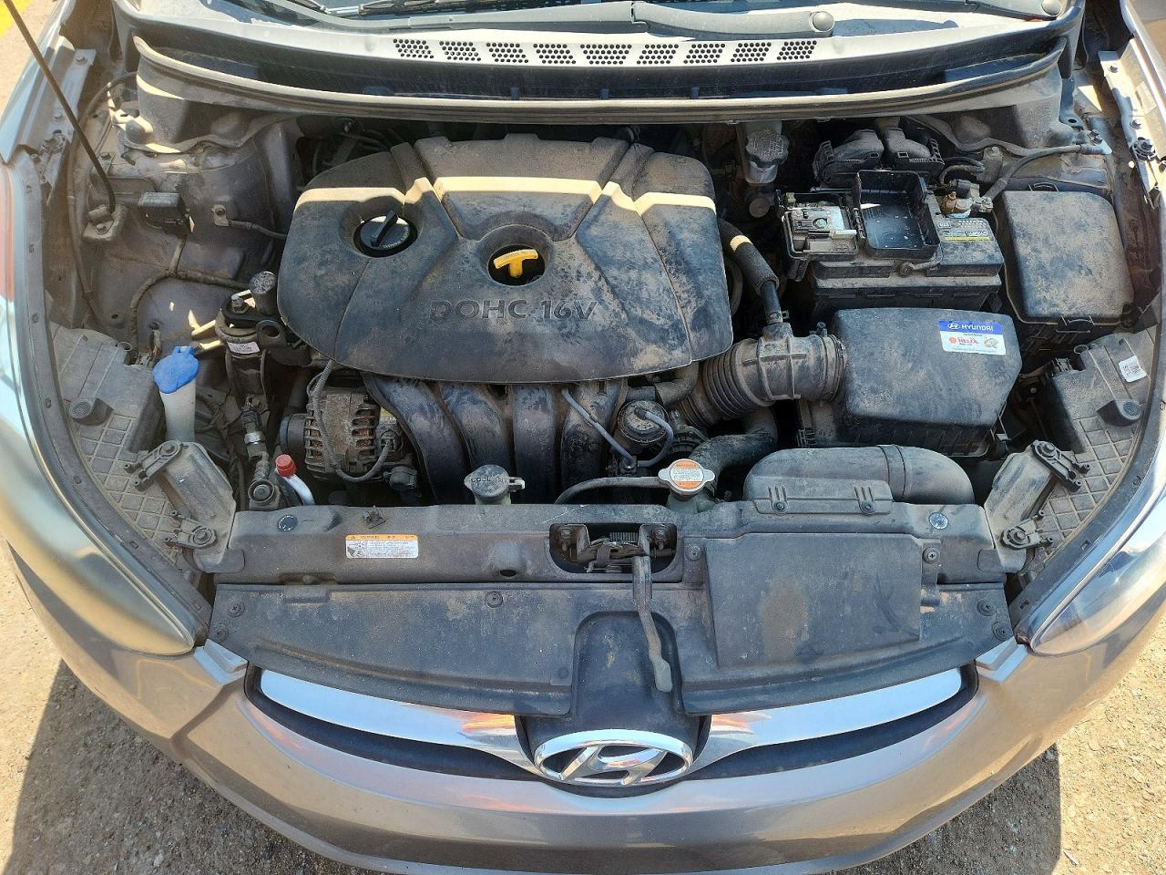 2011 Hyundai Elantra Gls Gray vin: KMHDH4AE4BU107796