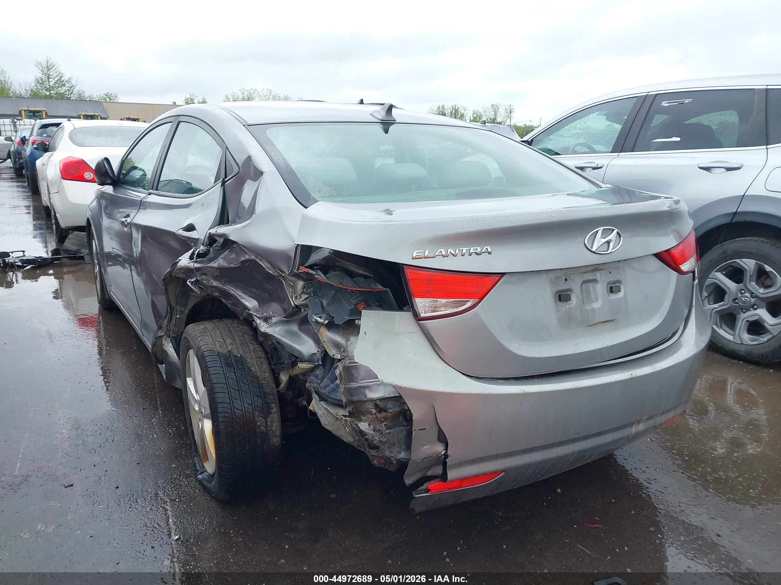2011 Hyundai Elantra Gls (ulsan Plant) Silver vin: KMHDH4AE4BU111945
