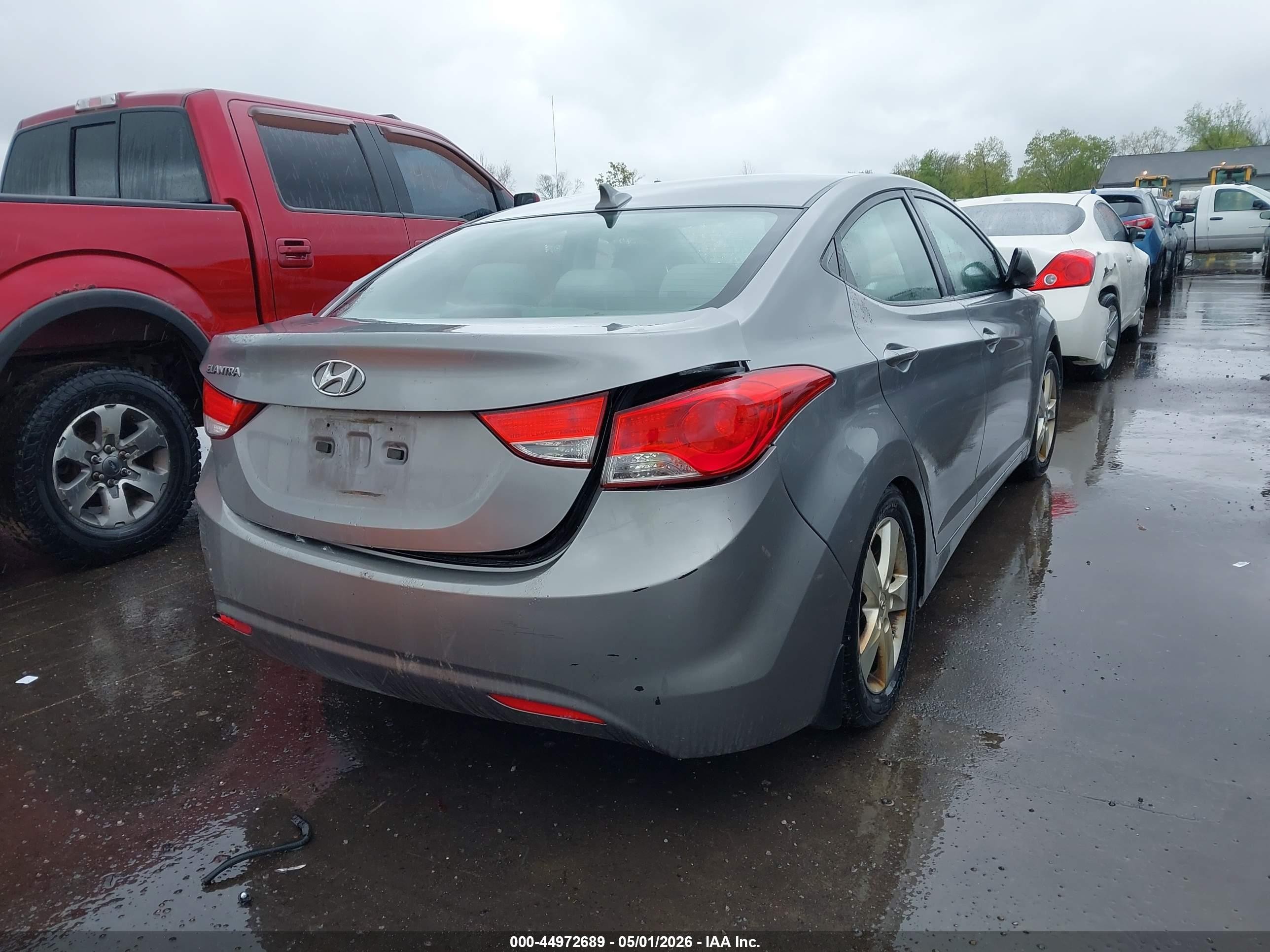 2011 Hyundai Elantra Gls (ulsan Plant) Silver vin: KMHDH4AE4BU111945