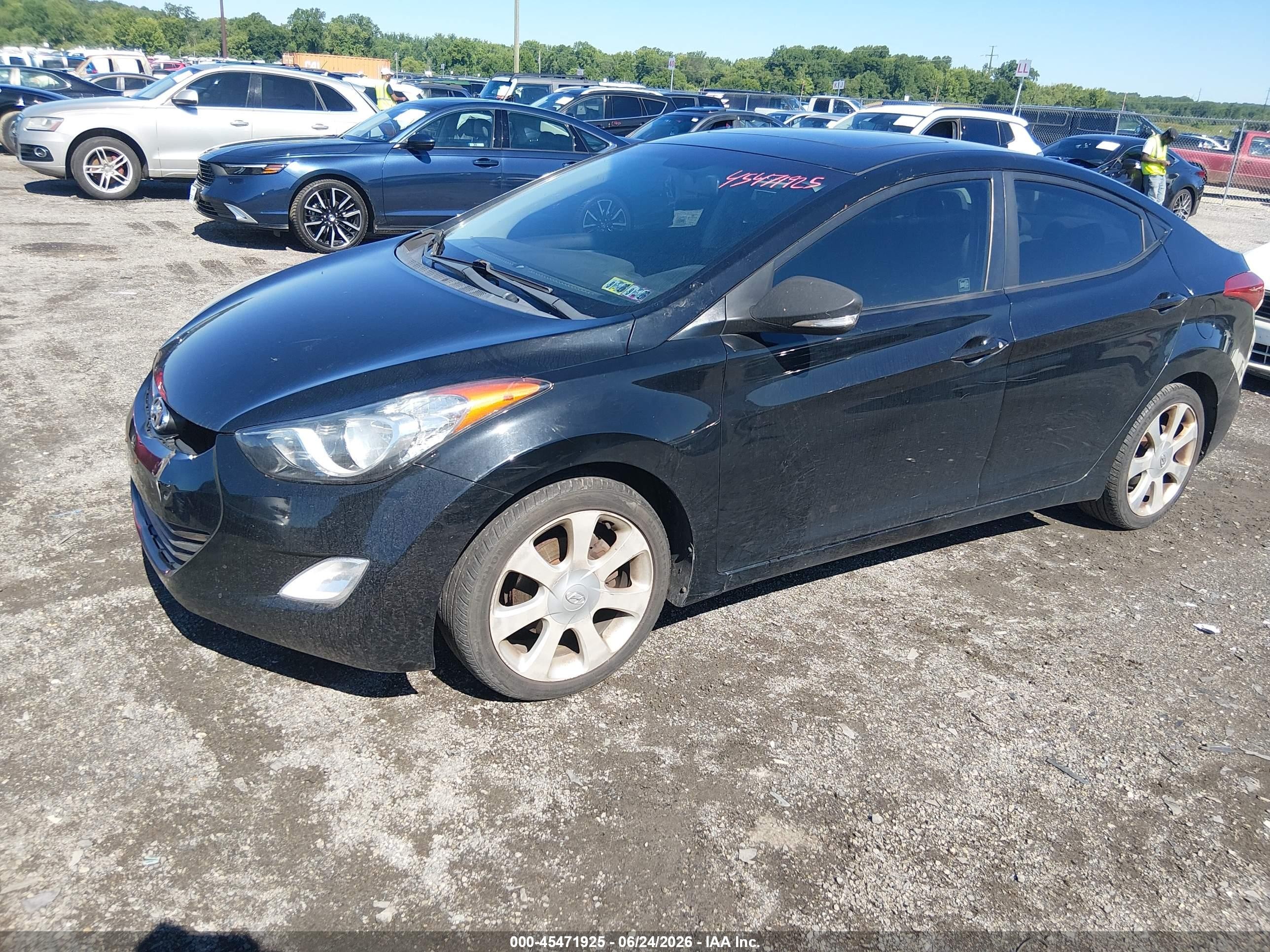 2011 Hyundai Elantra Limited (ulsan Plant) Black vin: KMHDH4AE4BU120029