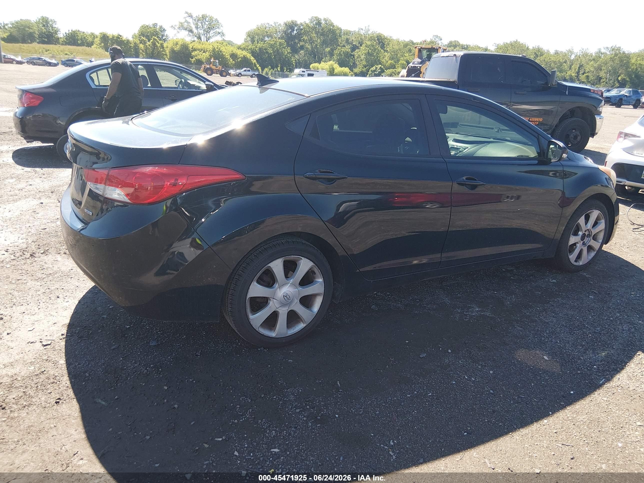 2011 Hyundai Elantra Limited (ulsan Plant) Black vin: KMHDH4AE4BU120029