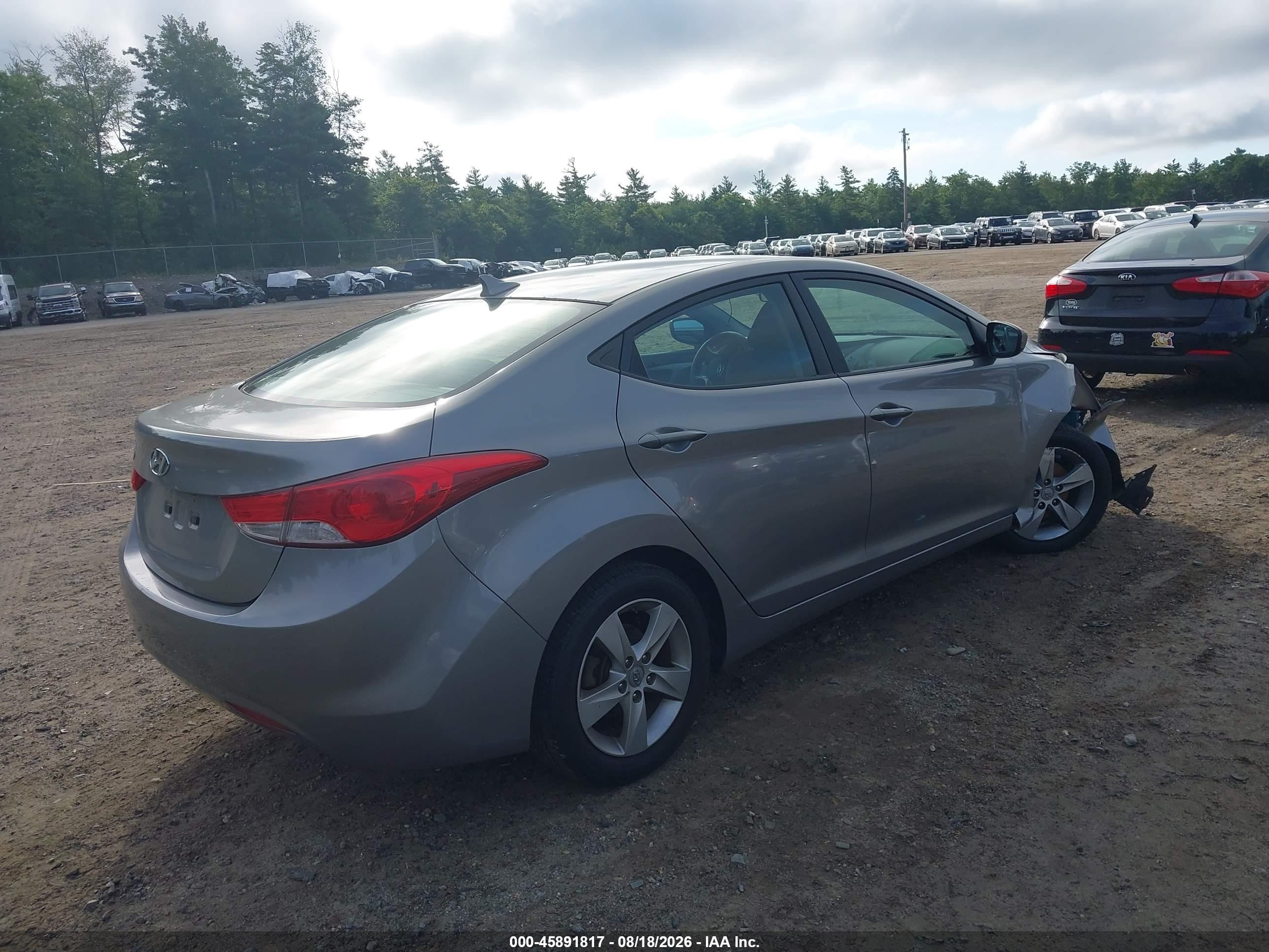 2011 Hyundai Elantra Gls (ulsan Plant) Silver vin: KMHDH4AE4BU131757