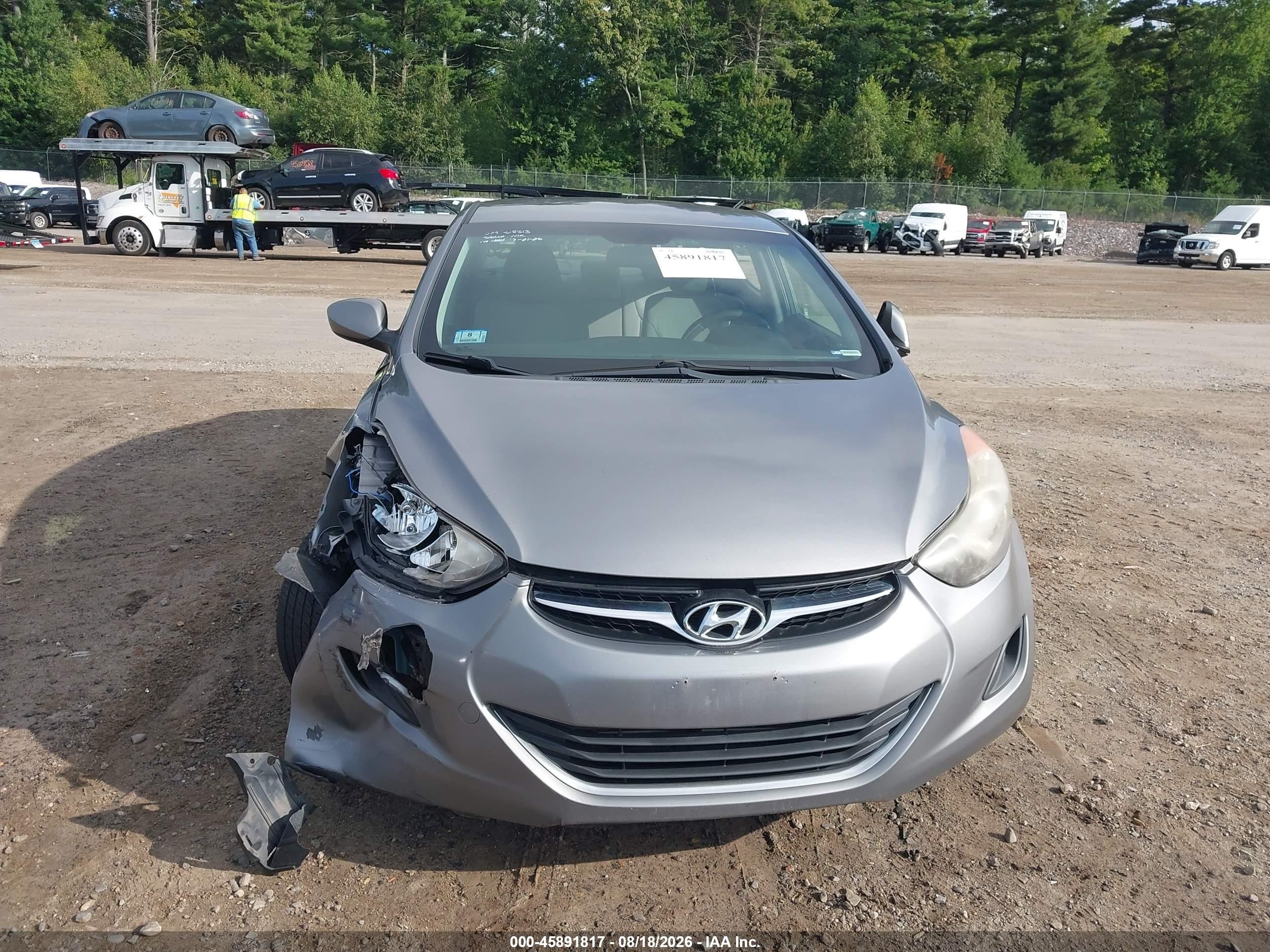 2011 Hyundai Elantra Gls (ulsan Plant) Silver vin: KMHDH4AE4BU131757