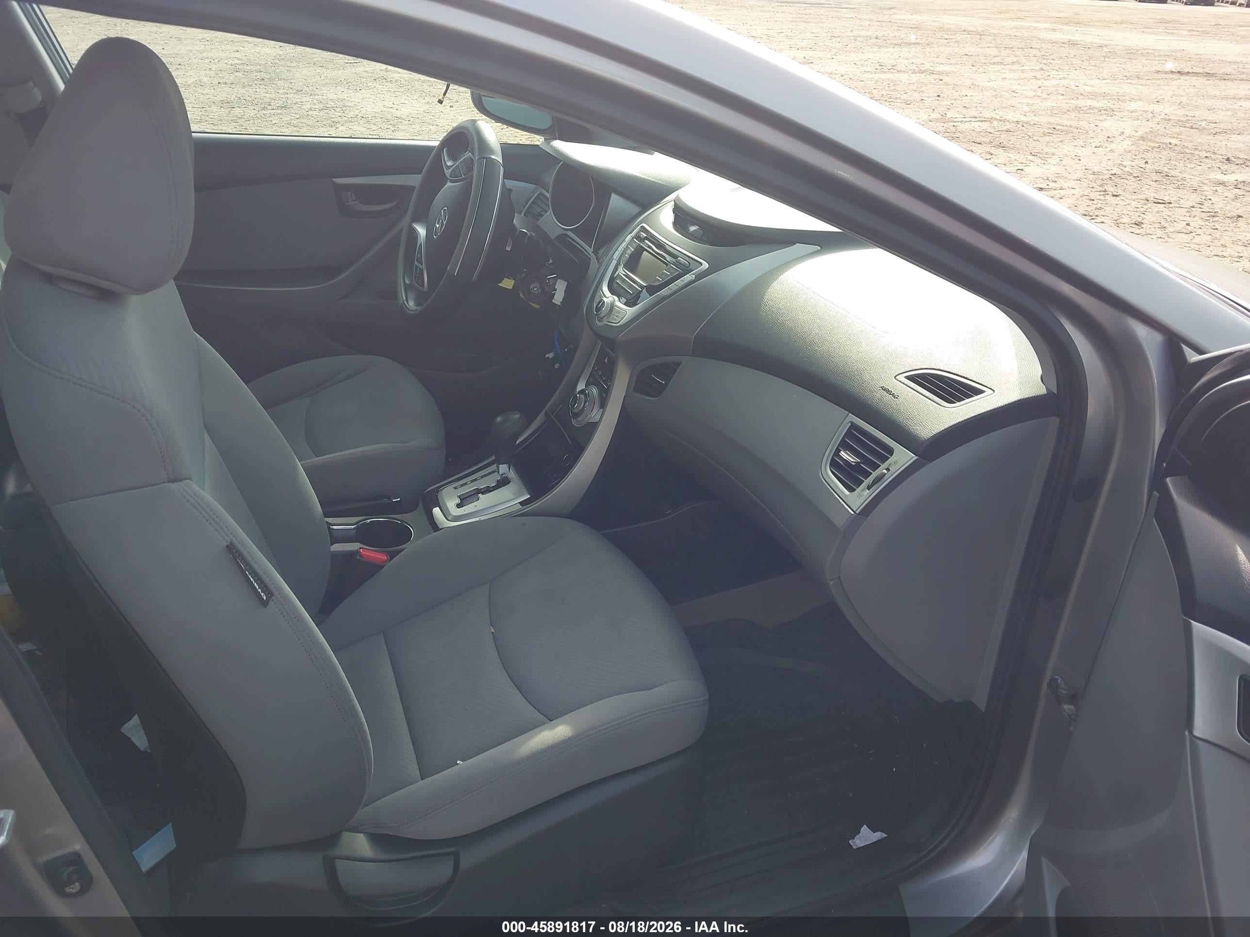 2011 Hyundai Elantra Gls (ulsan Plant) Silver vin: KMHDH4AE4BU131757